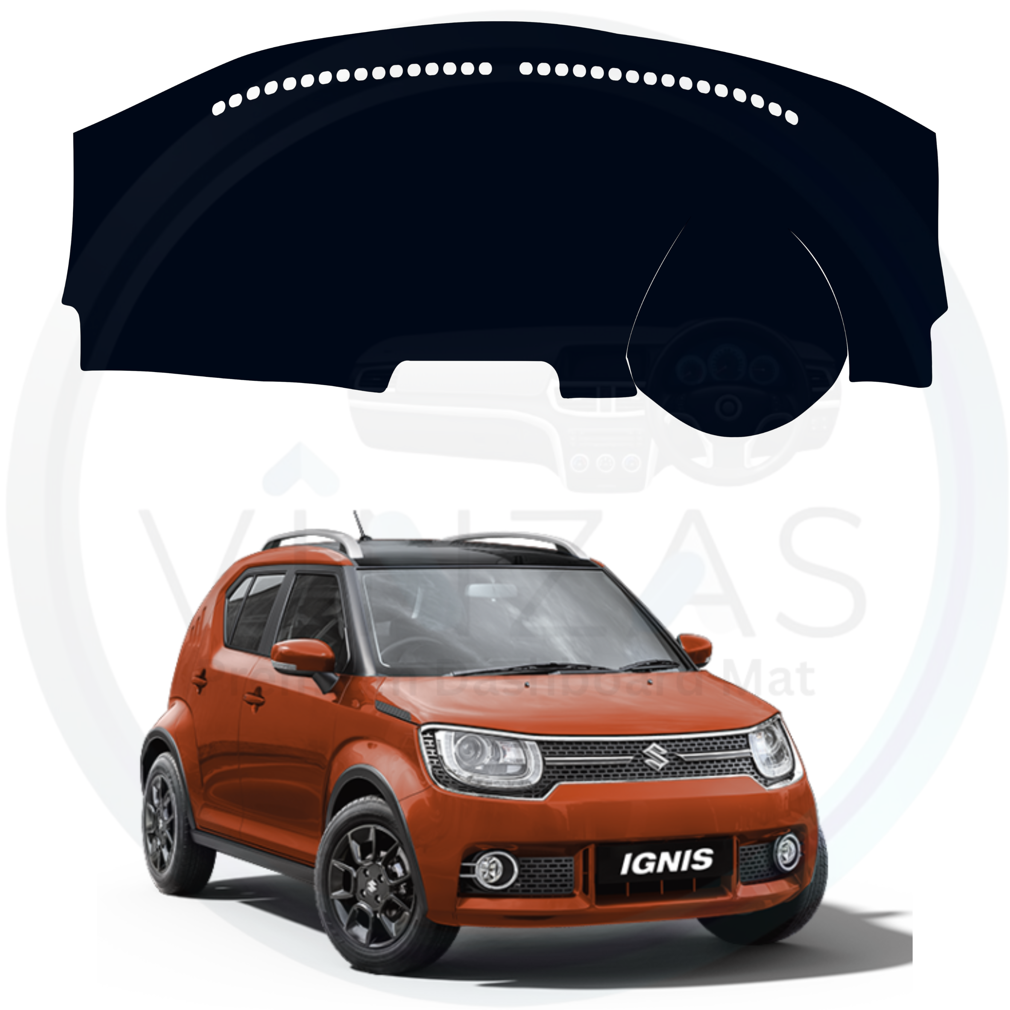 Maruti Suzuki Ignis 2017 To 2025 Car Dashboard Mat