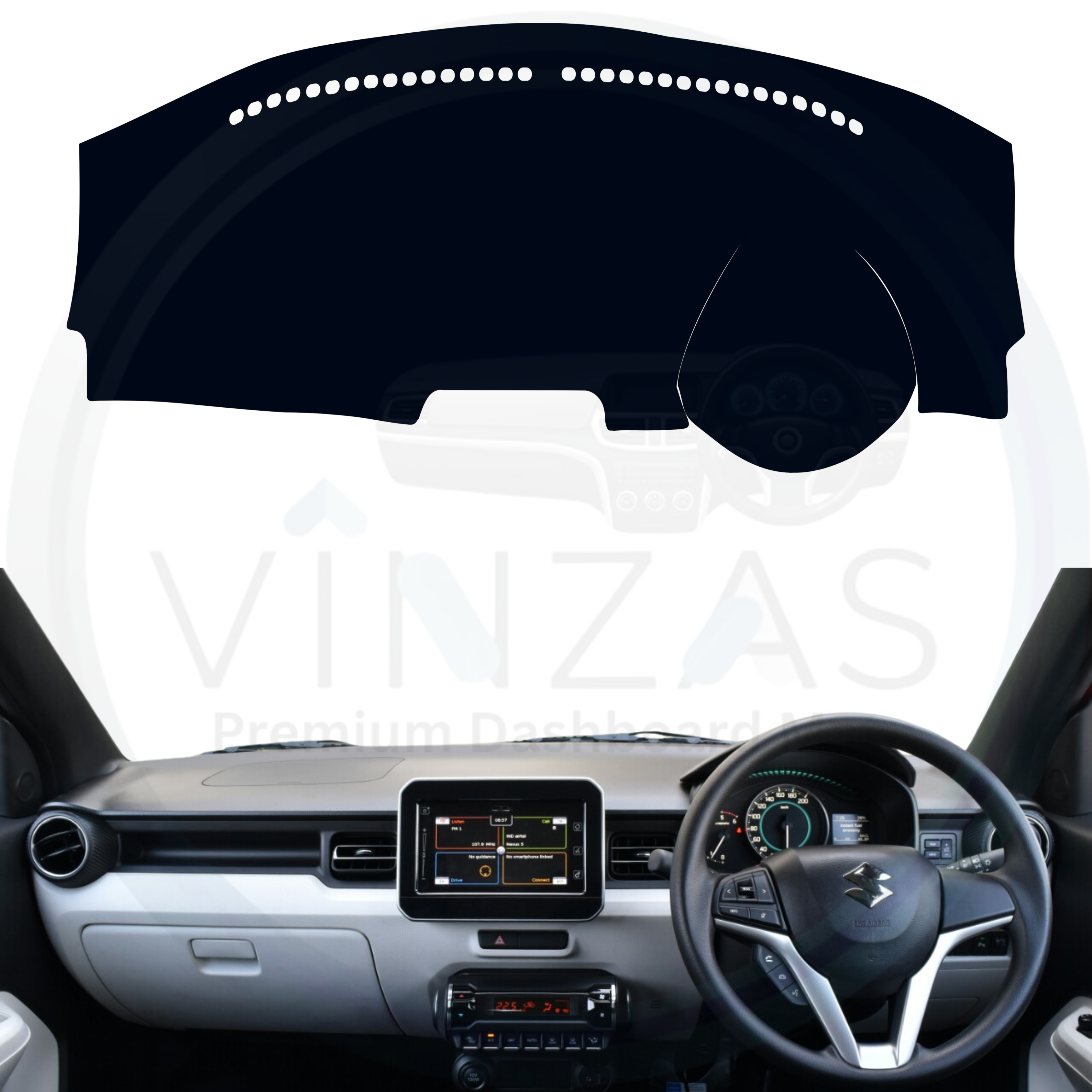 Maruti Suzuki Ignis 2017 To 2025 Car Dashboard Mat