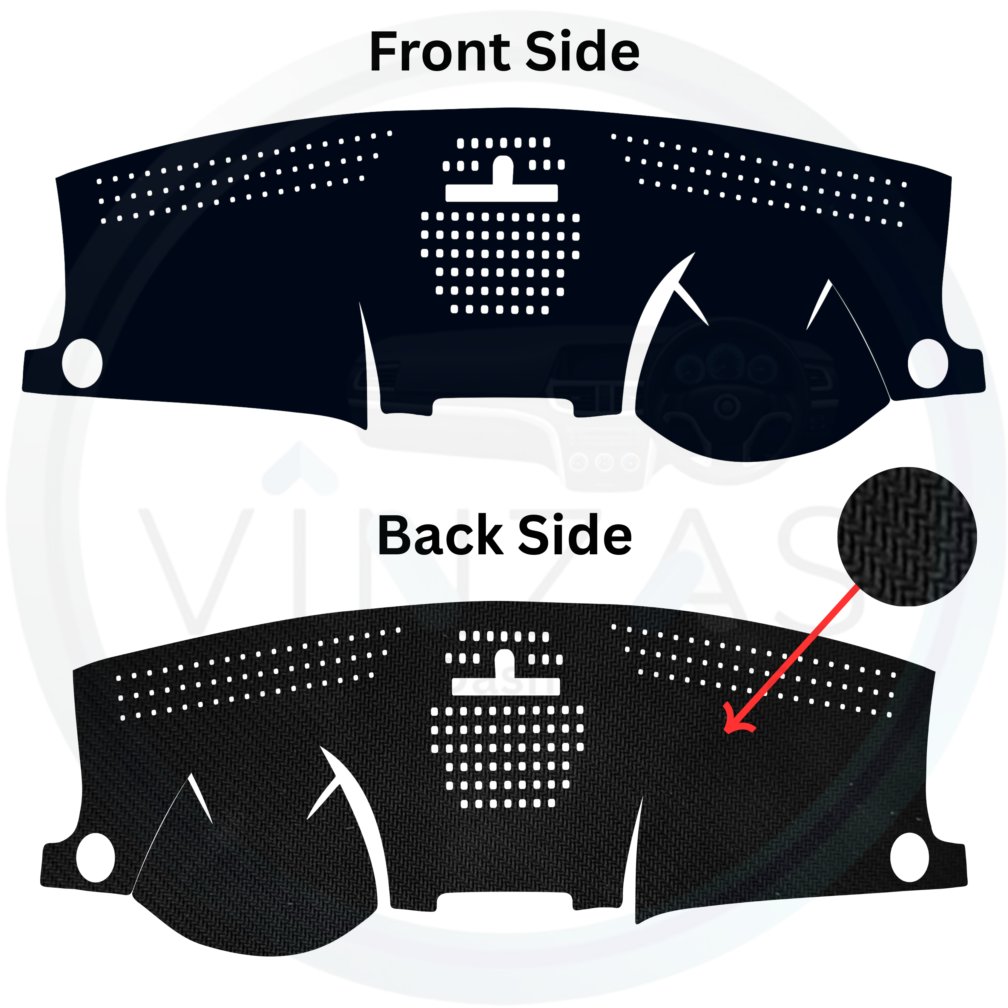 Mercedes-Benz GLE 4Matic Car Dashboard Cover Mat 2015 To 2019