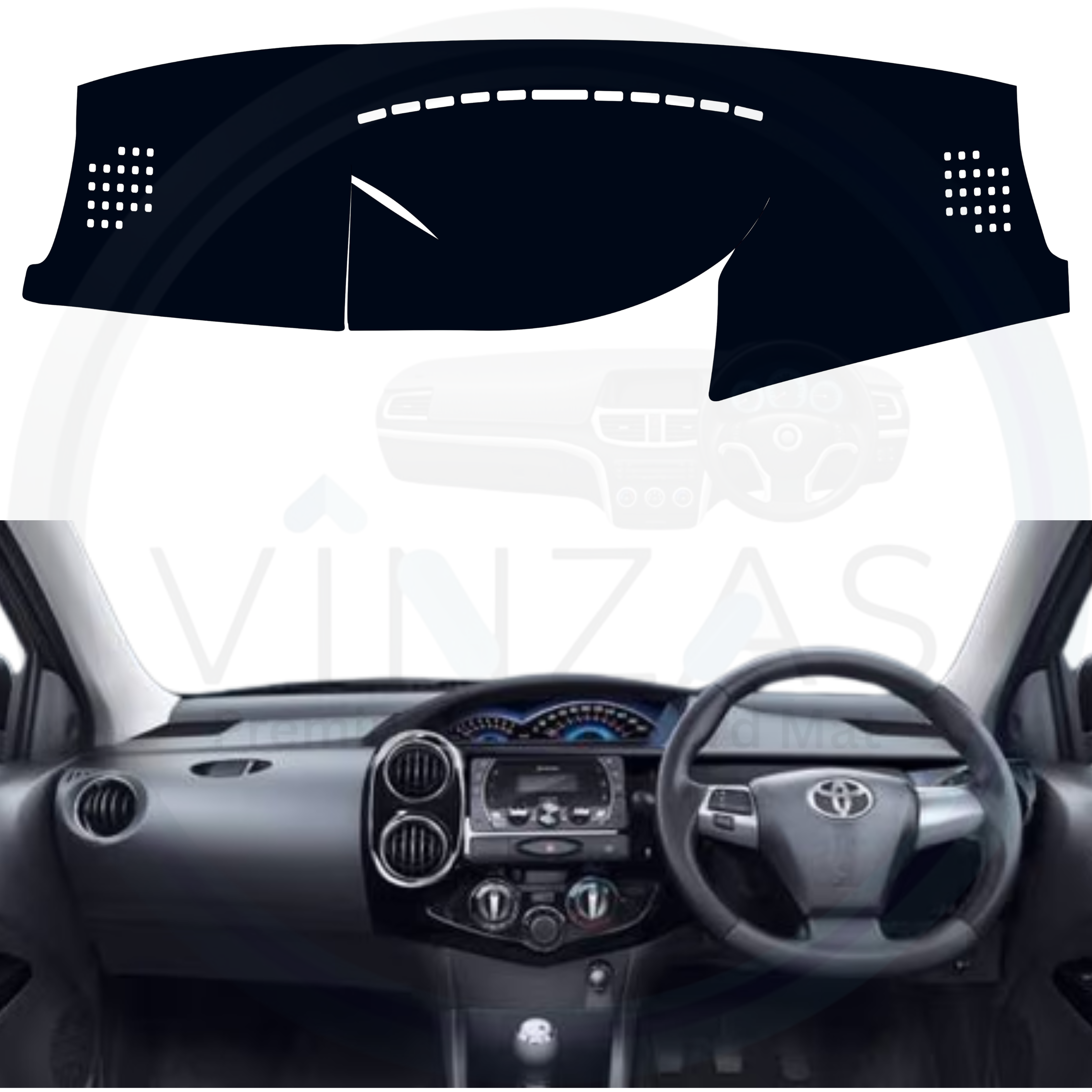 Toyota Etios Cross 2014 To 2020 Car Dashboard Mat