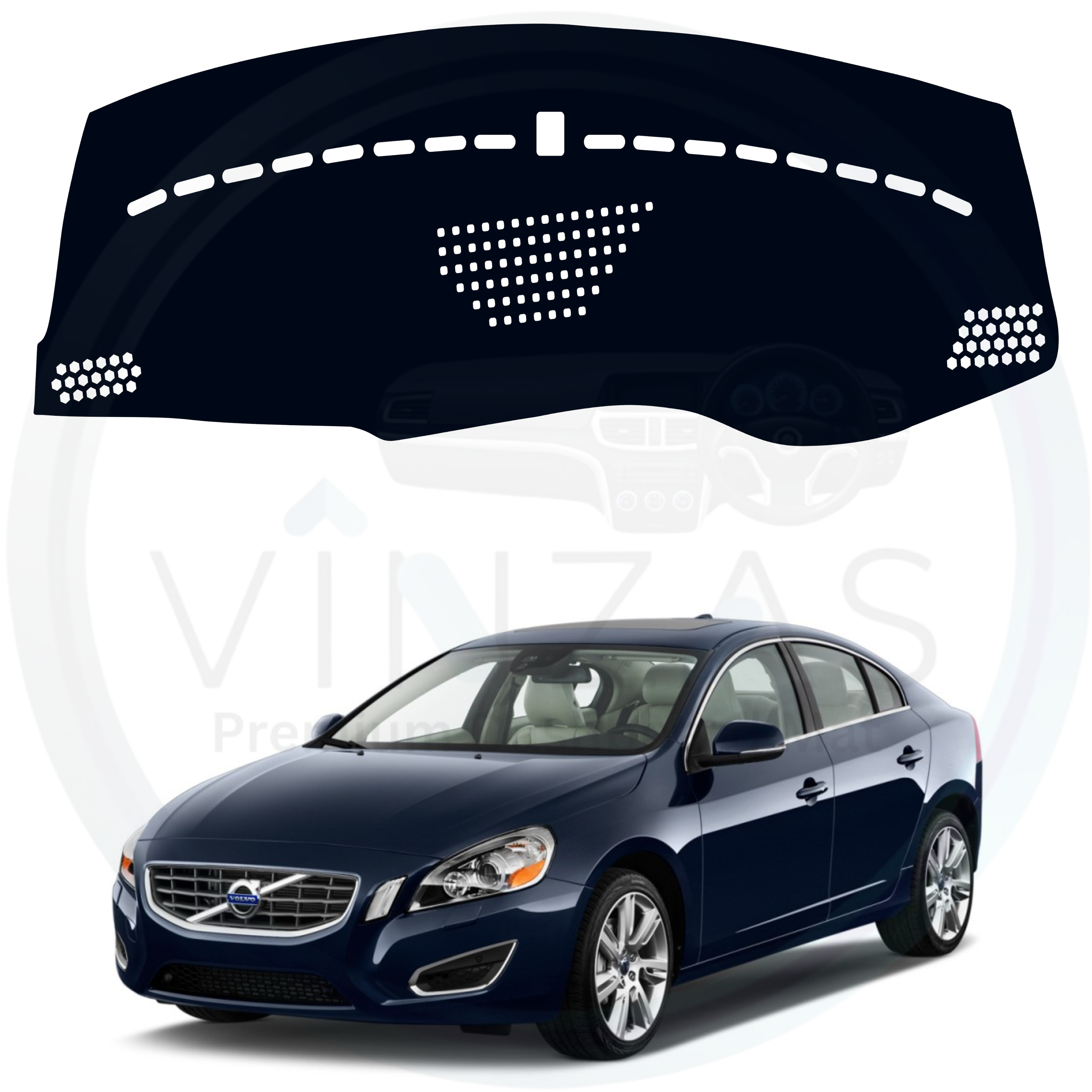 Volvo S60 Car Dashboard Cover Mat 2011 To 2021