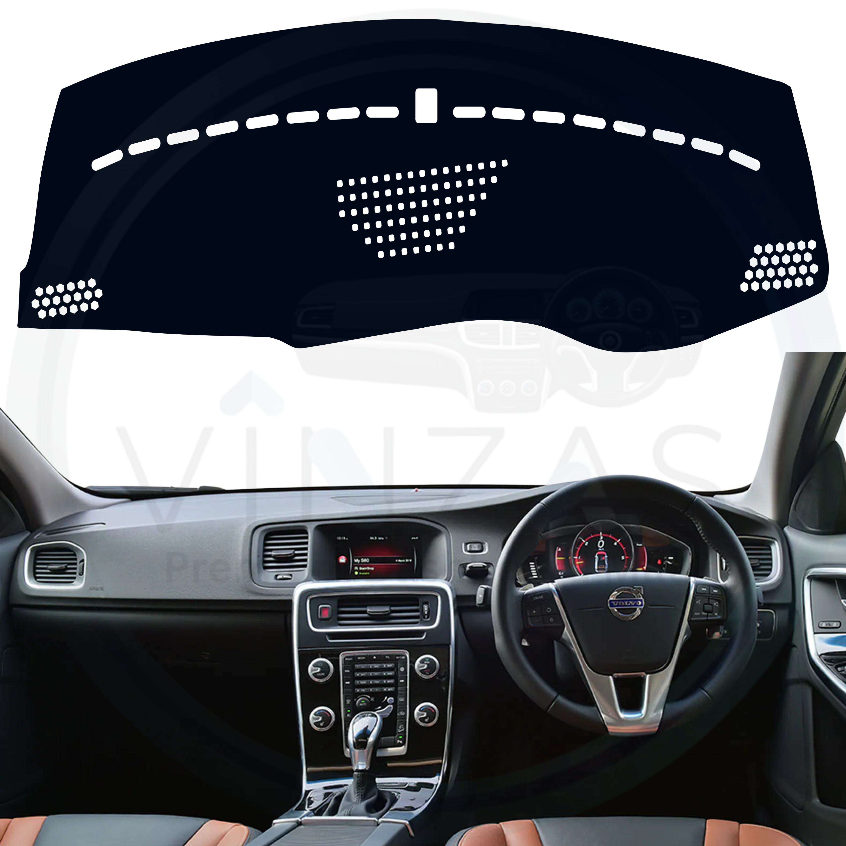 Volvo S60 Car Dashboard Cover Mat 2011 To 2021