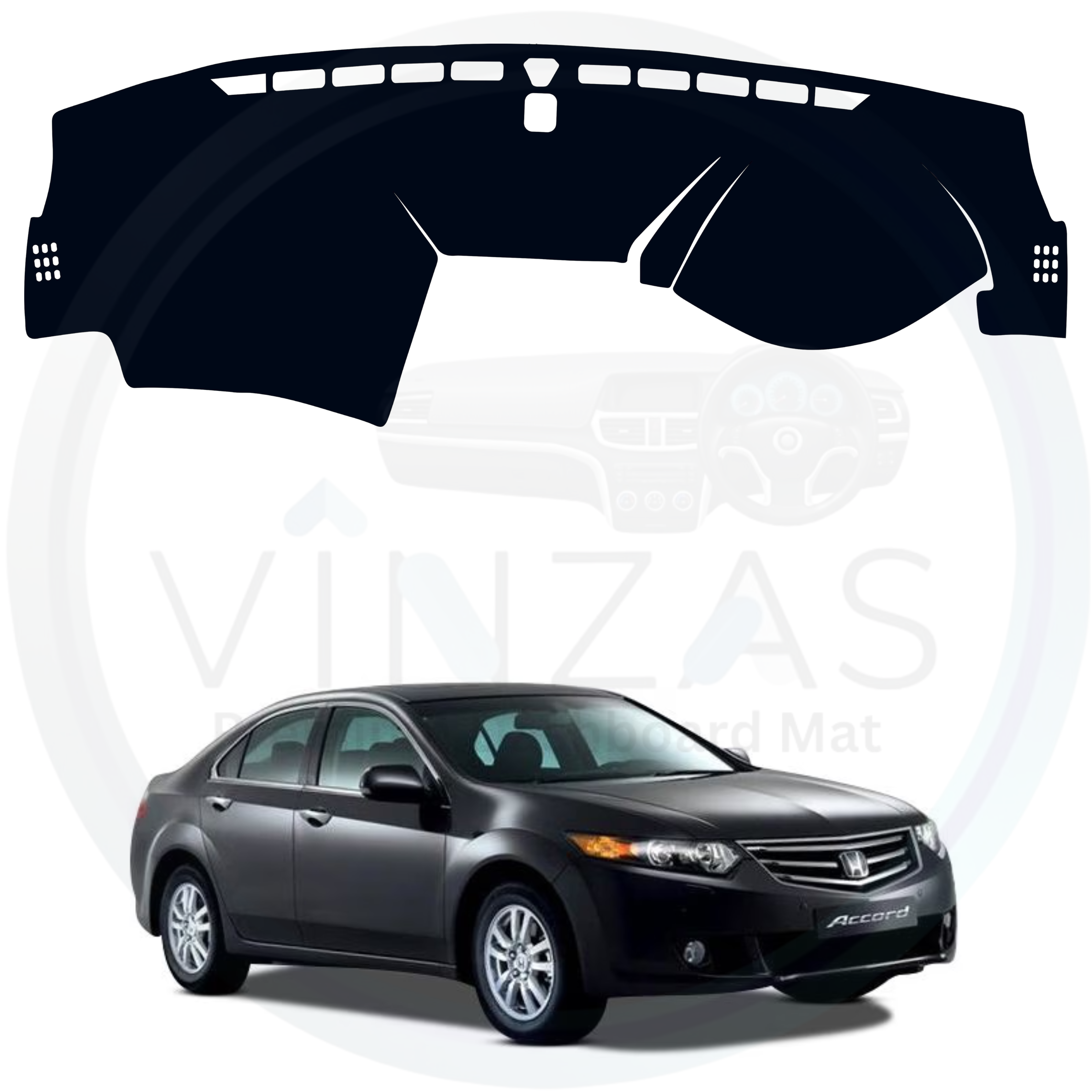 Honda Acord 2008 To 2012 Car Dashboard Cover Mat