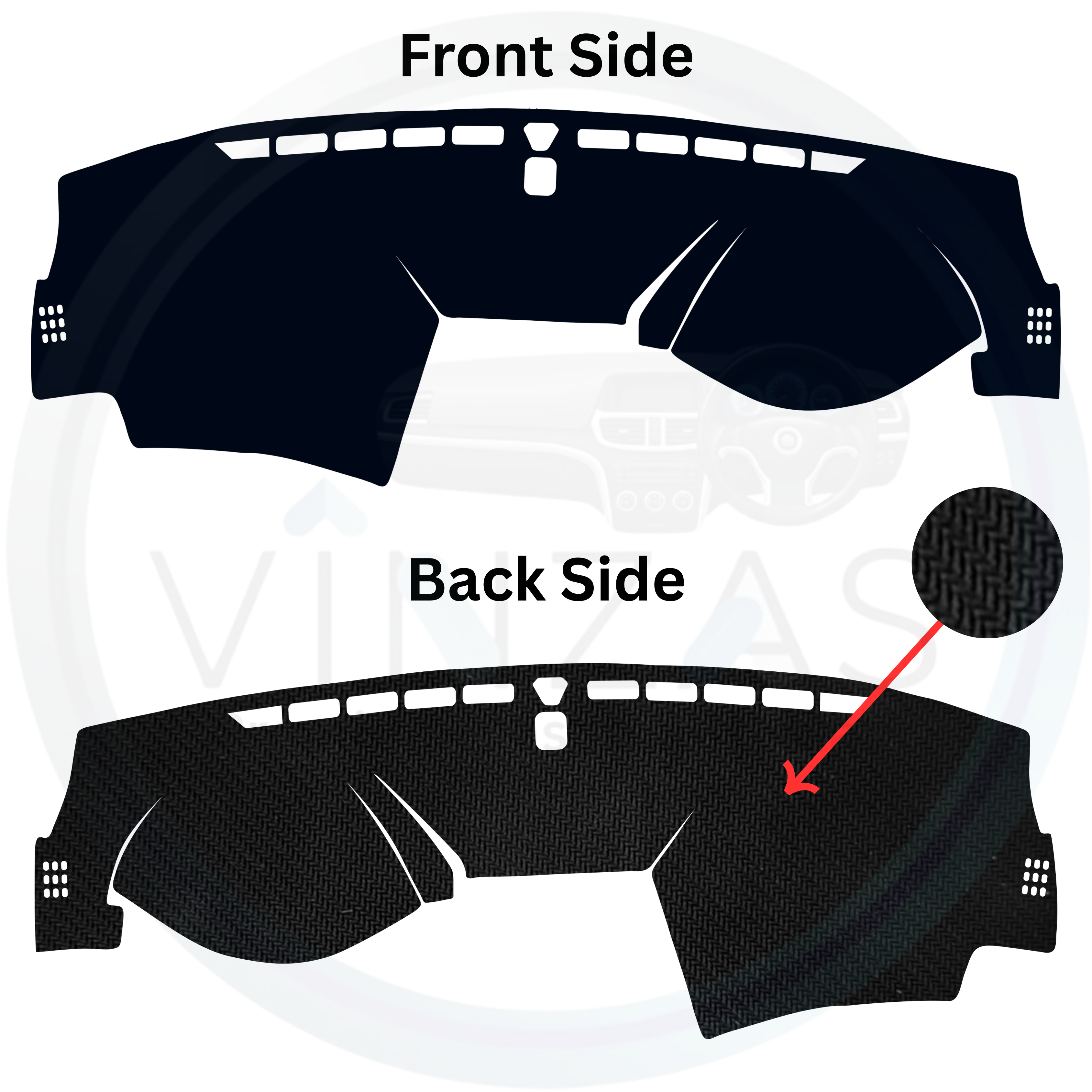 Honda Acord 2008 To 2012 Car Dashboard Cover Mat