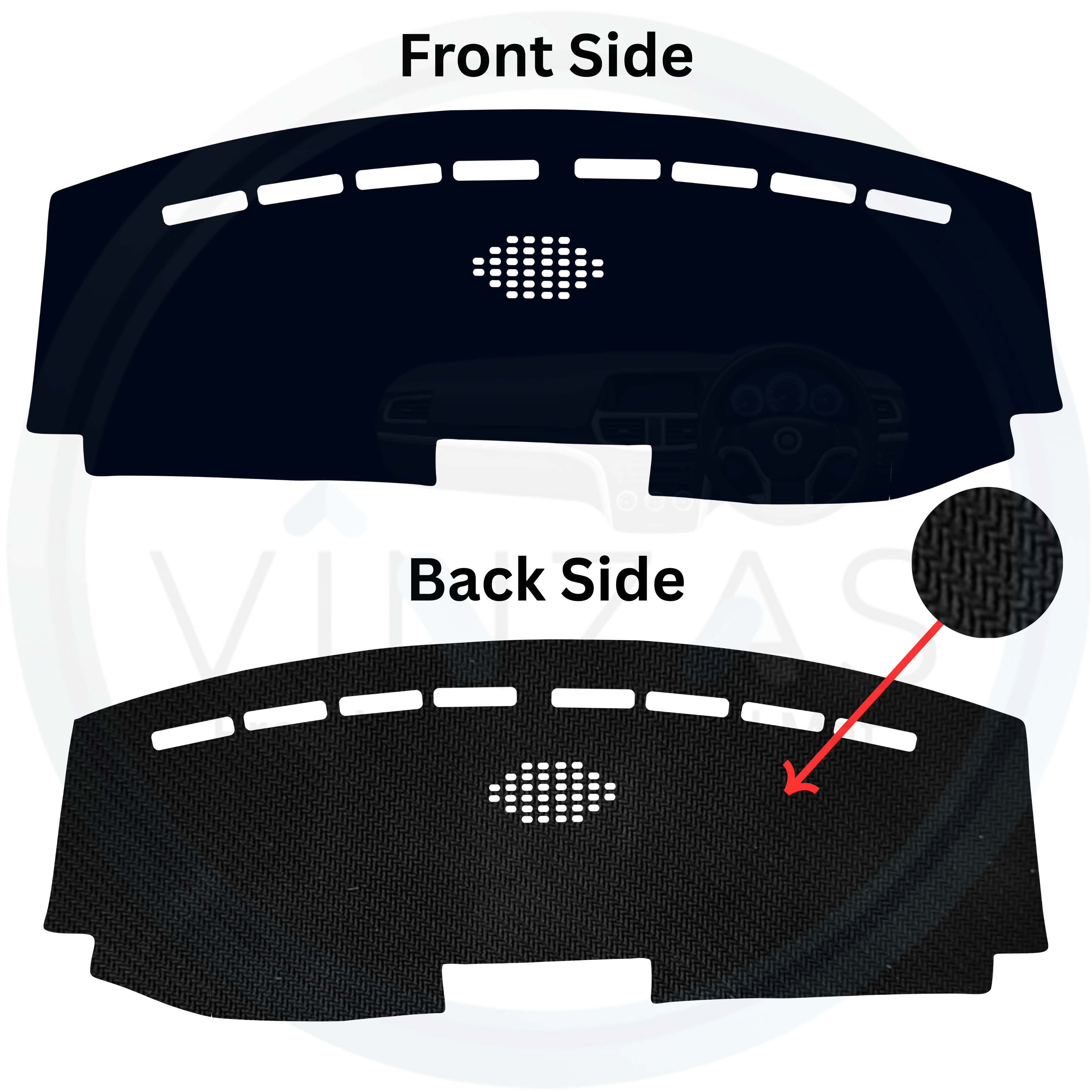 Jeep Compas Car Dashboard Cover Mat 2021 To 2026