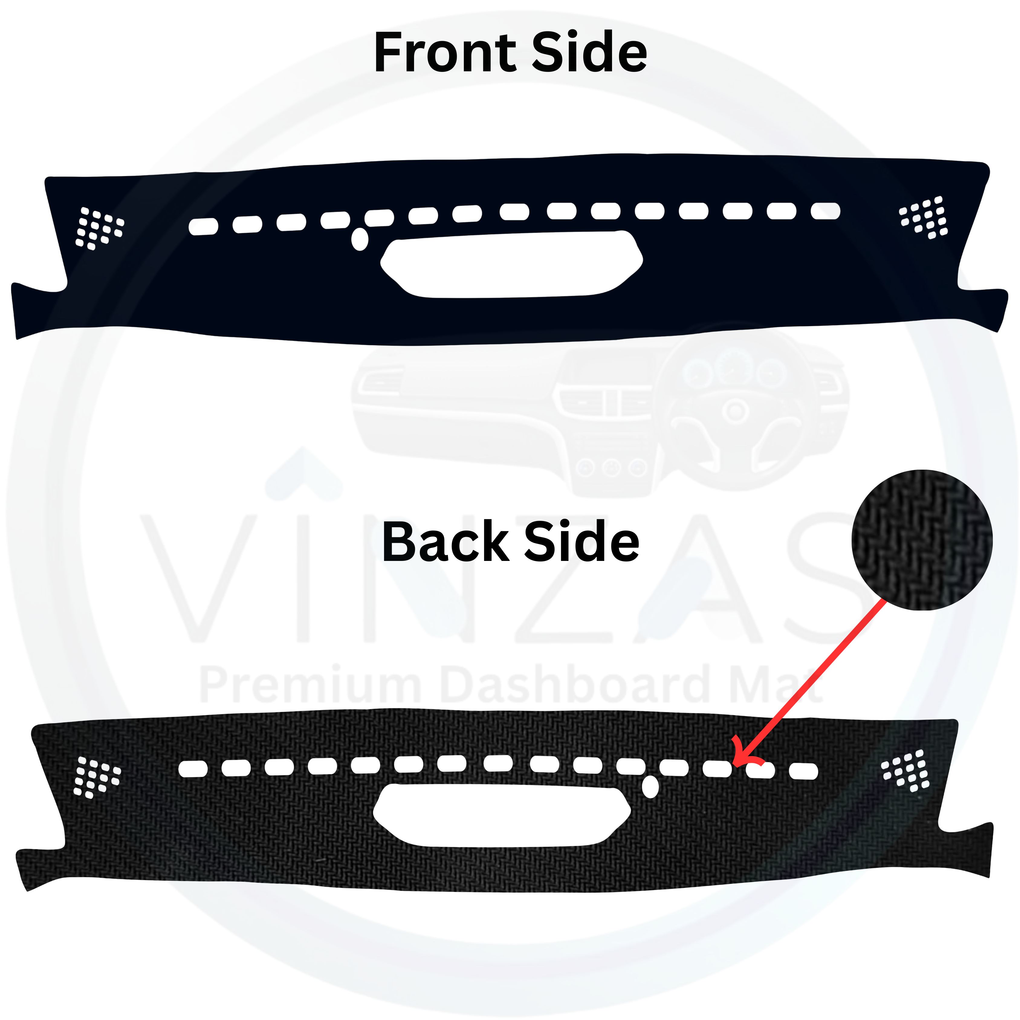 Jeep Wrangler Car Dashboard Cover Mat 2017 To 2025