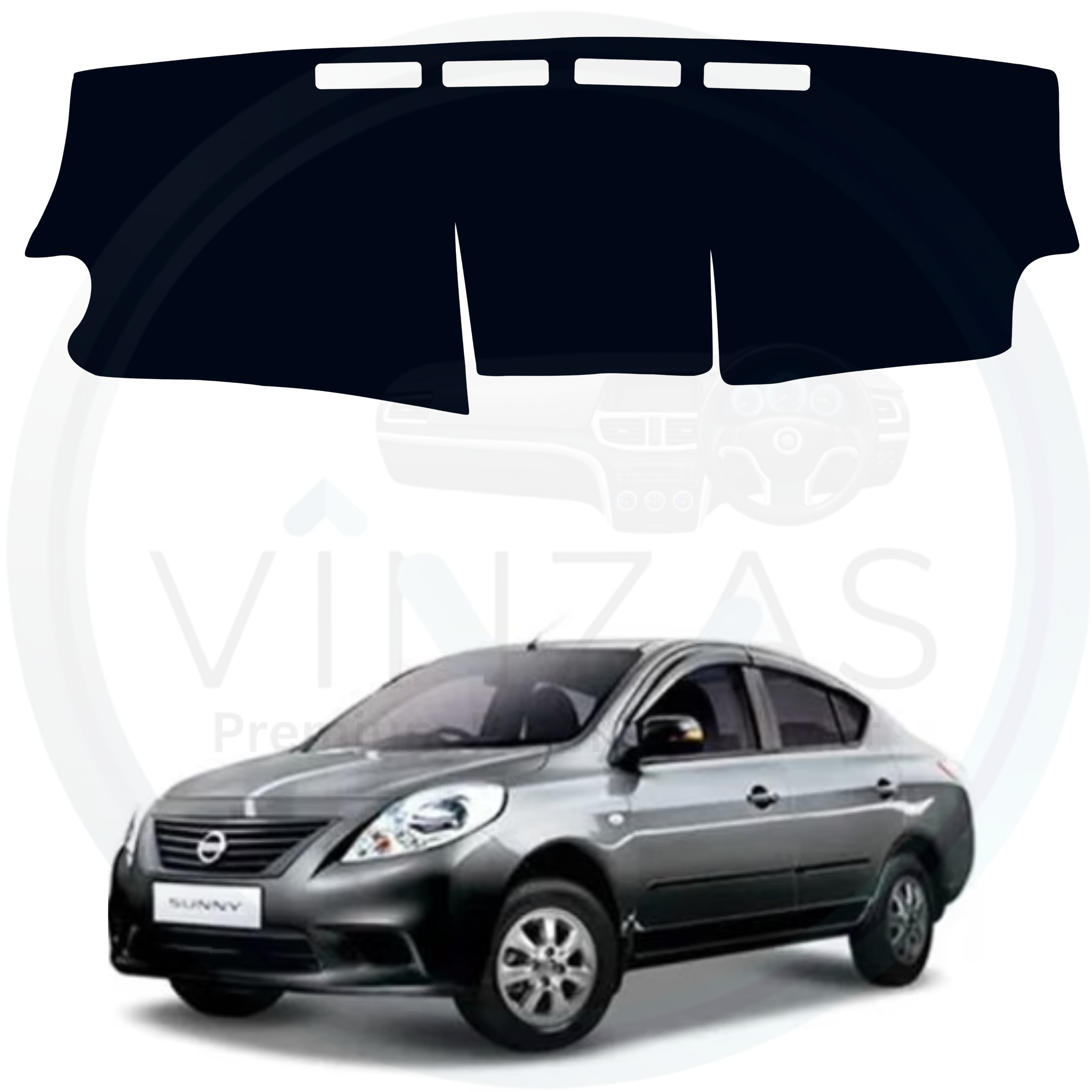 Nissan Sunny Car Dashboard Mat 2011 To 2020