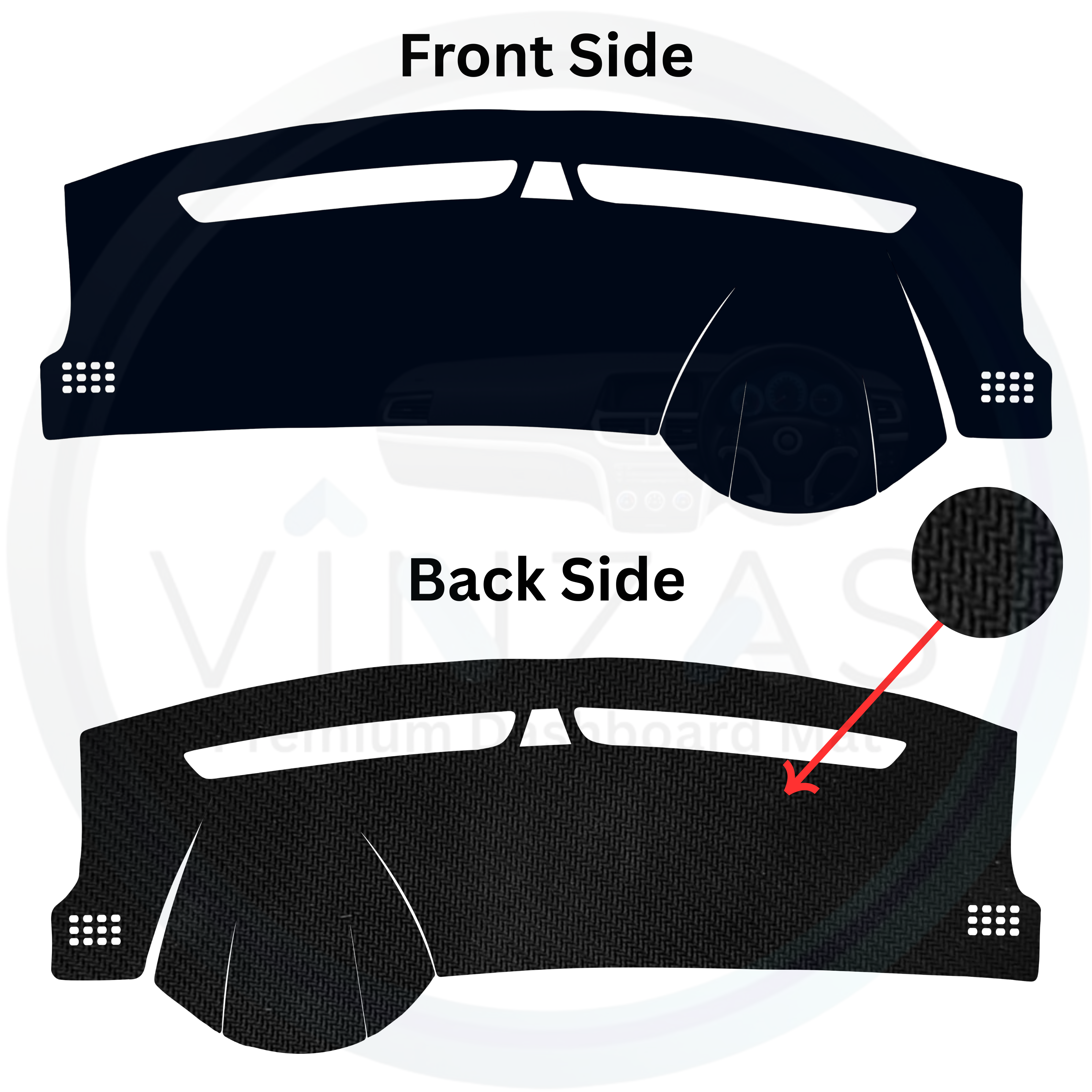 Skoda Octavia Car Dashboard Mat 2015 To 2021