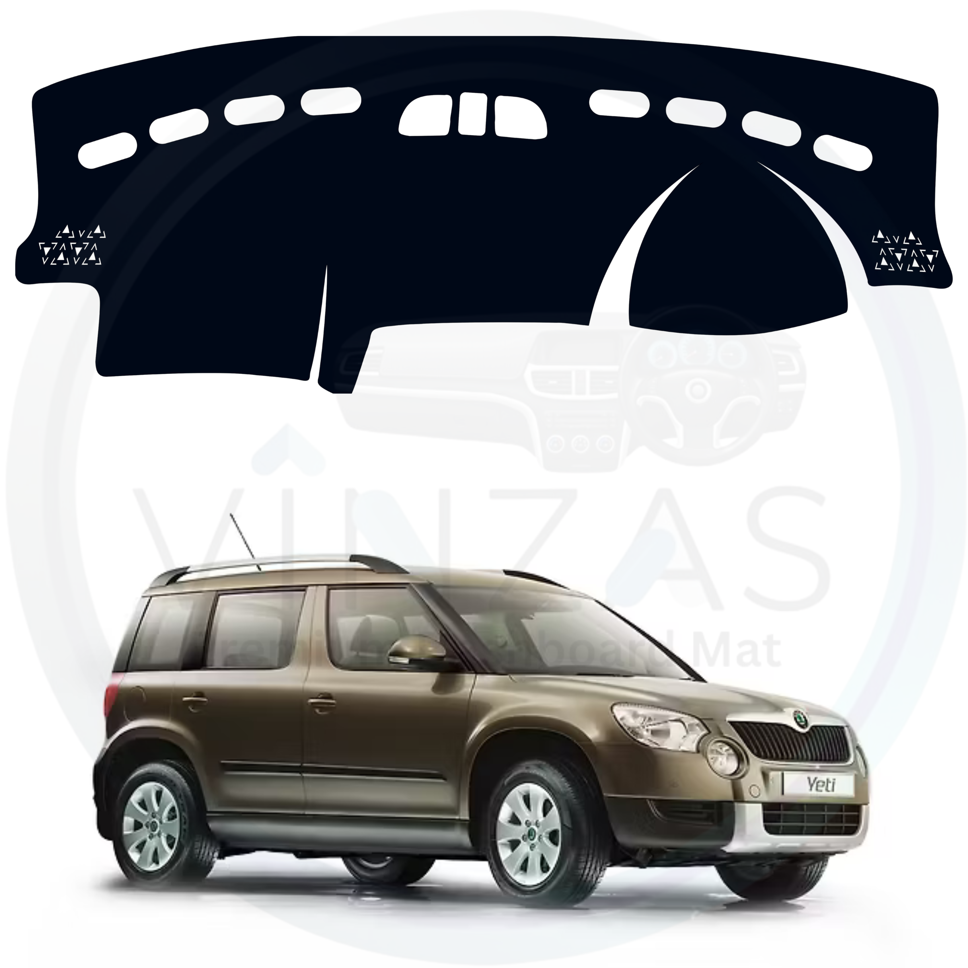 Skoda Yeti Car Dashboard Mat 2010 To 2014