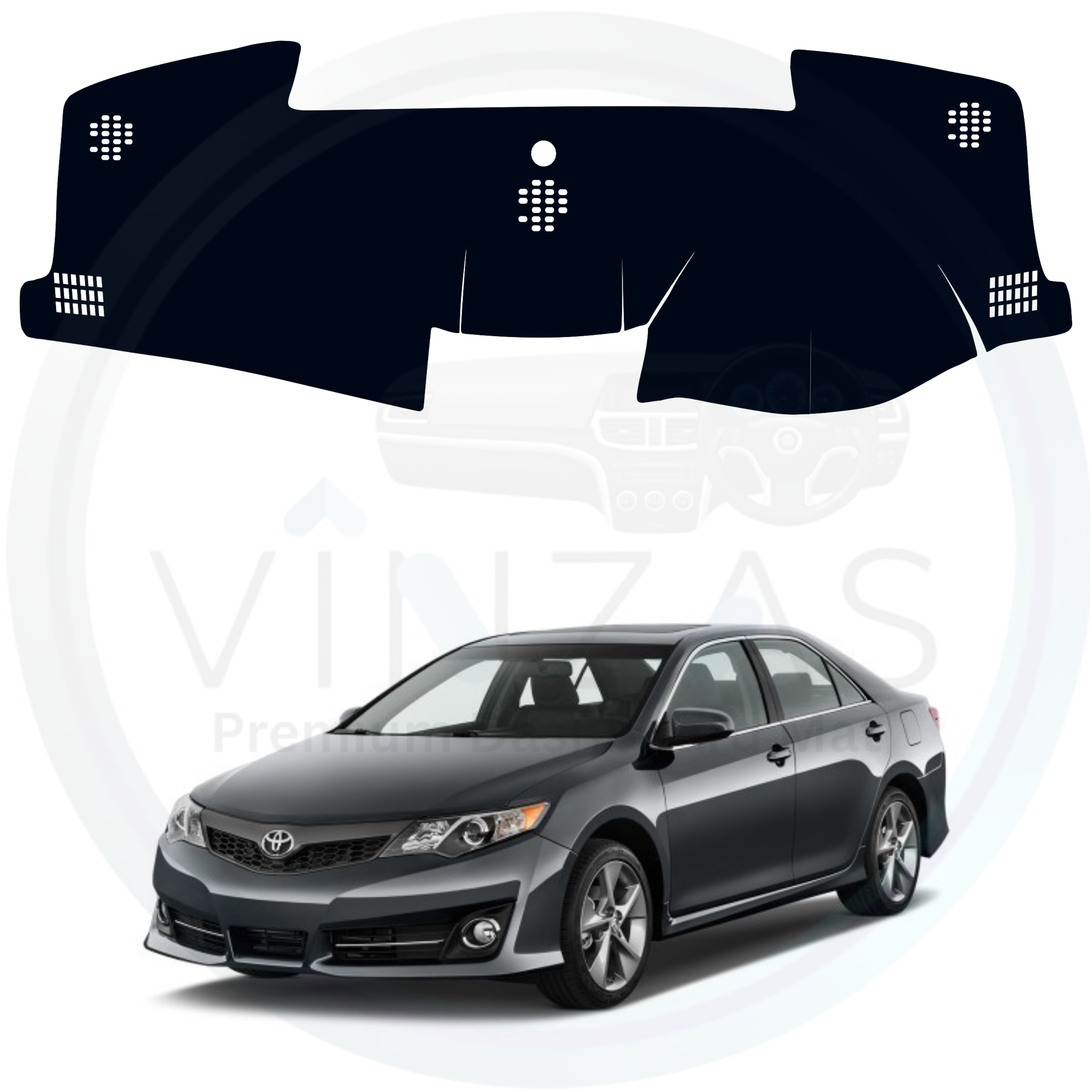 Toyota Camry 2013 To 2018 Car Dashboard Mat