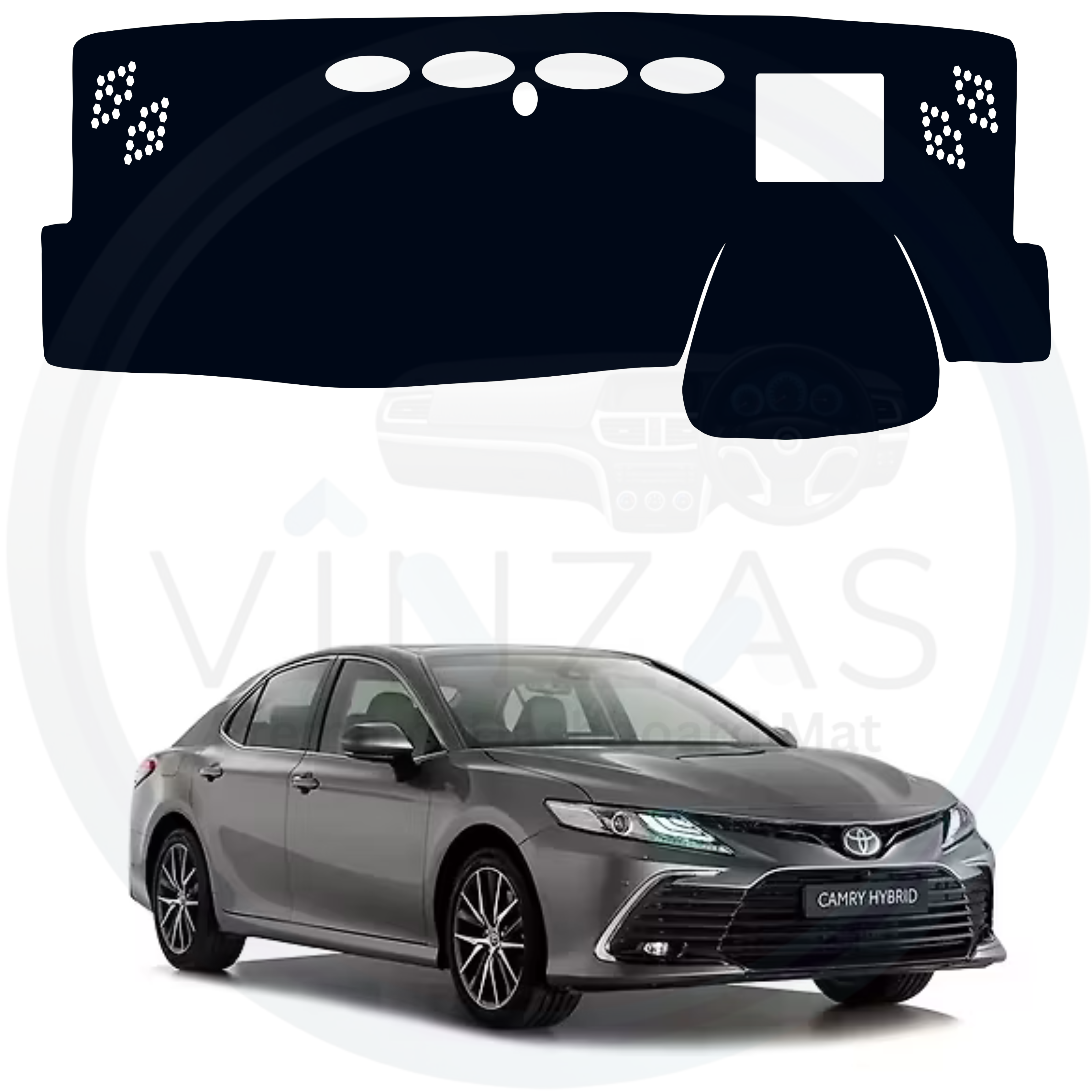 Toyota Camry 2019 To 2024 Car Dashboard Mat