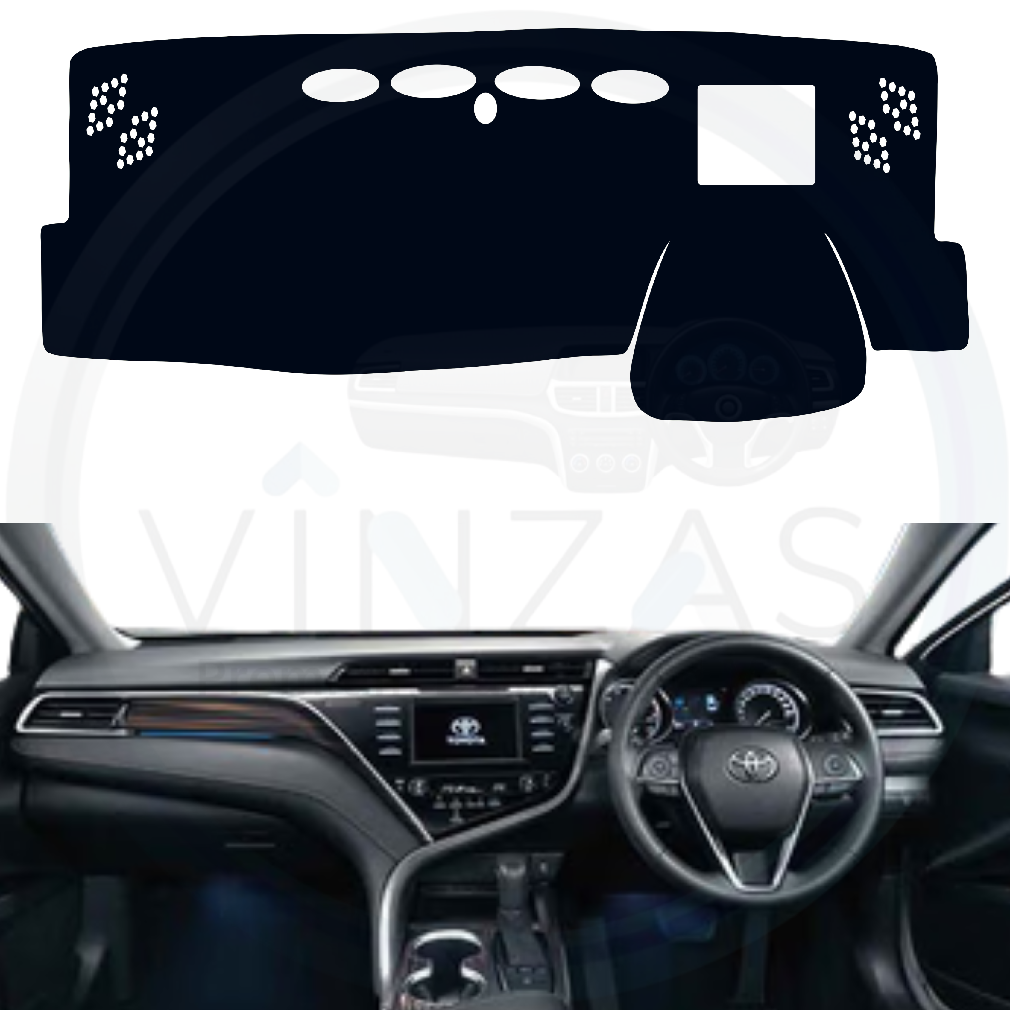 Toyota Camry 2019 To 2024 Car Dashboard Mat
