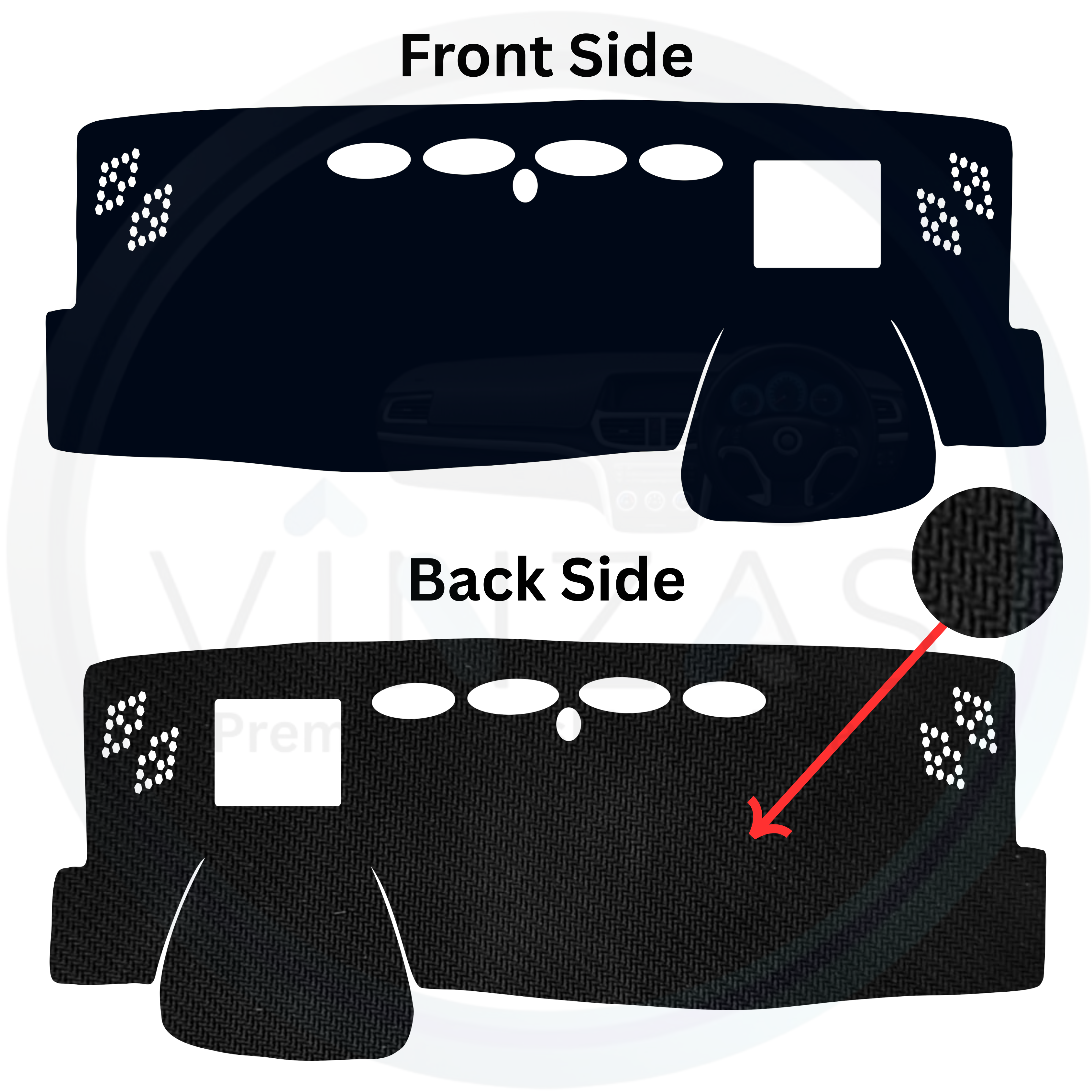 Toyota Camry 2019 To 2024 Car Dashboard Mat