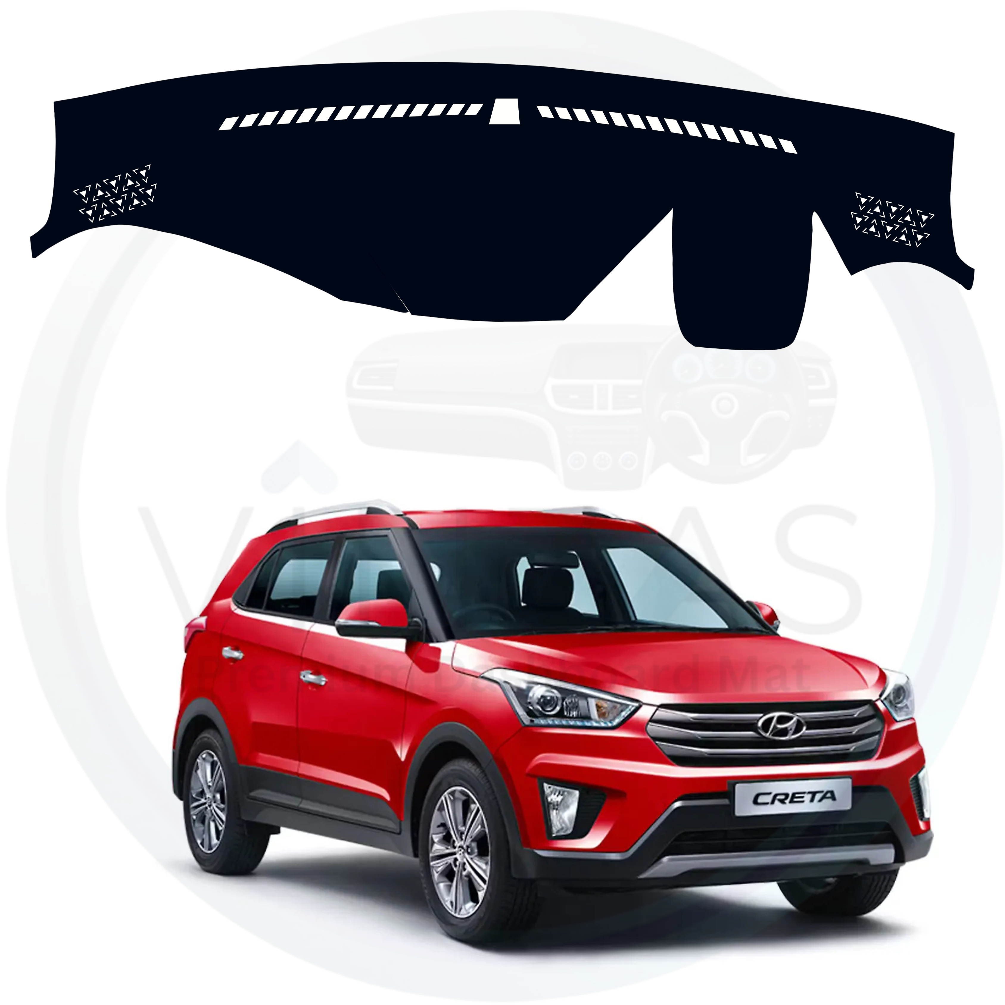 Hyundai Creta 2015 To 2019 Car Dashboard Cover Mat