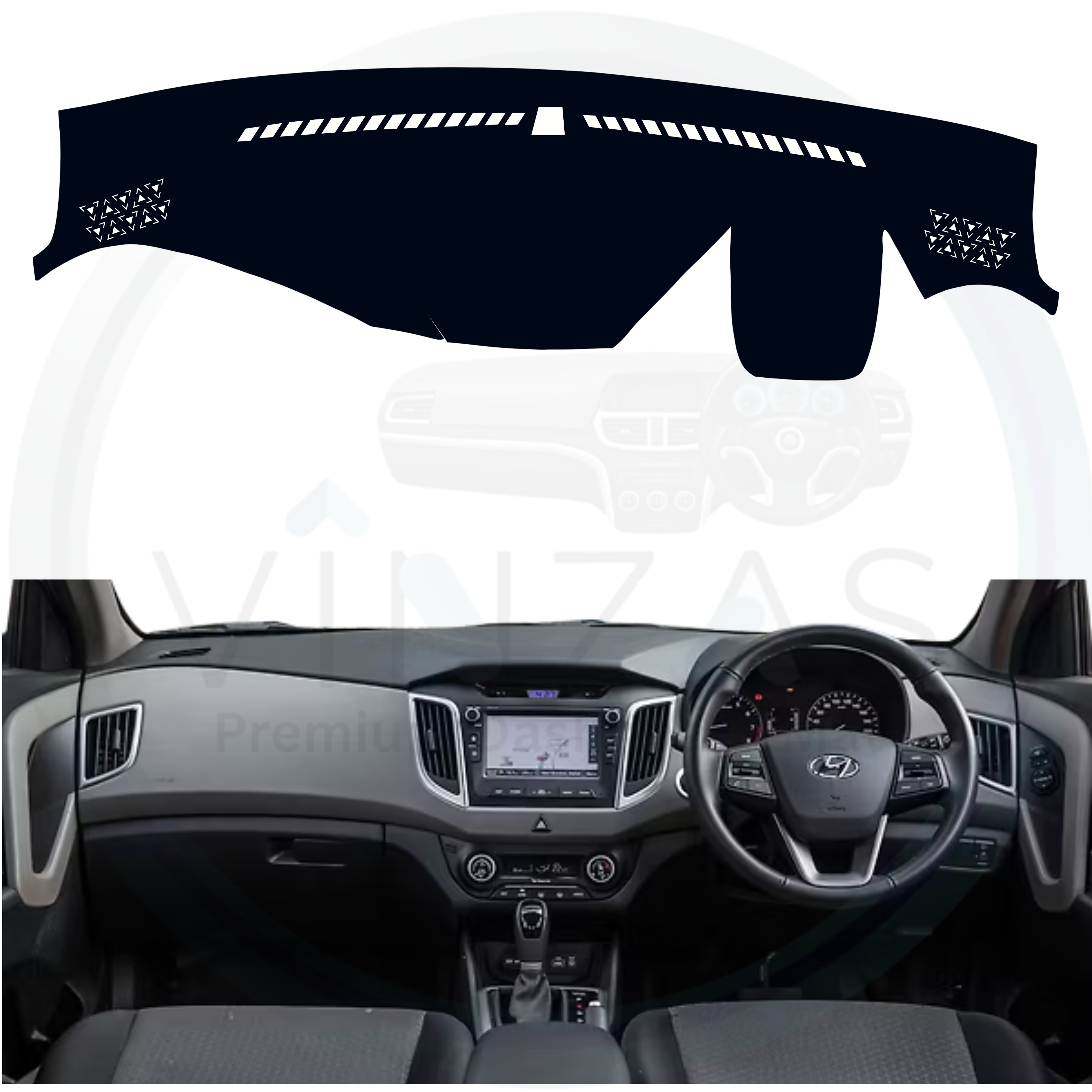 Hyundai Creta 2015 To 2019 Car Dashboard Cover Mat