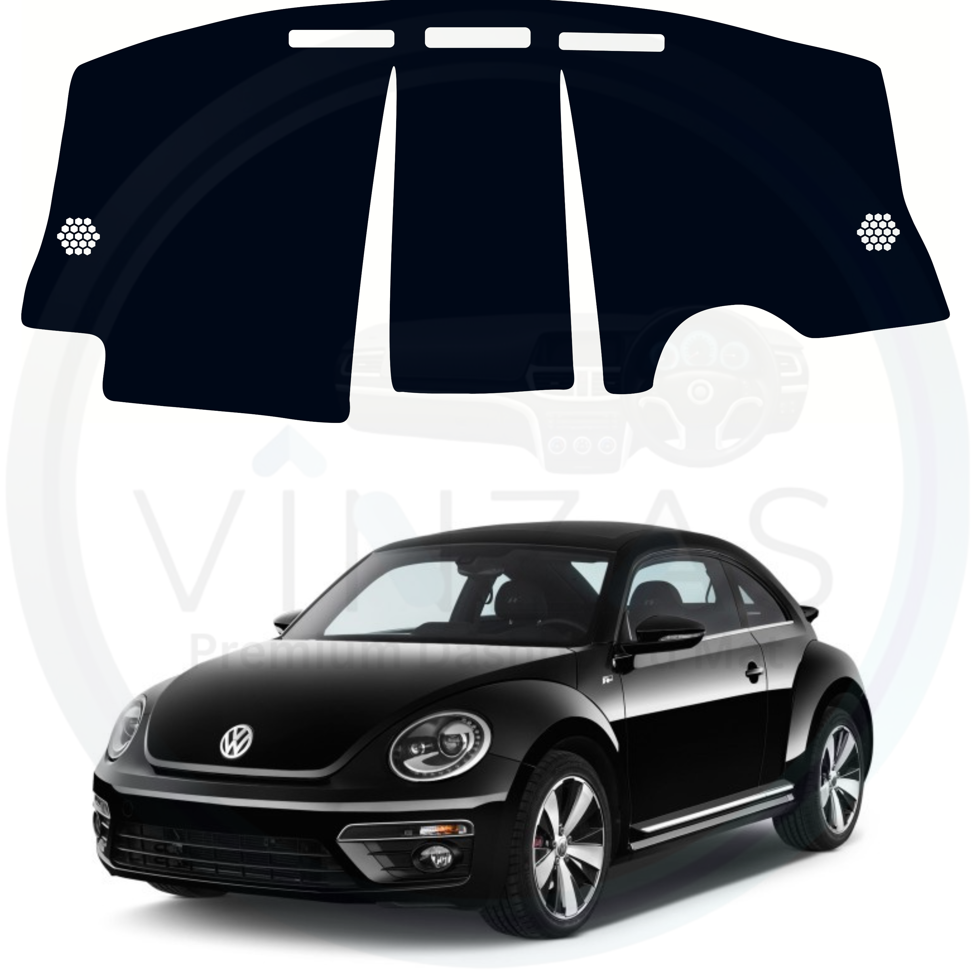 Volkswagen Beetle Car Dashboard Cover Mat 2009 To 2016