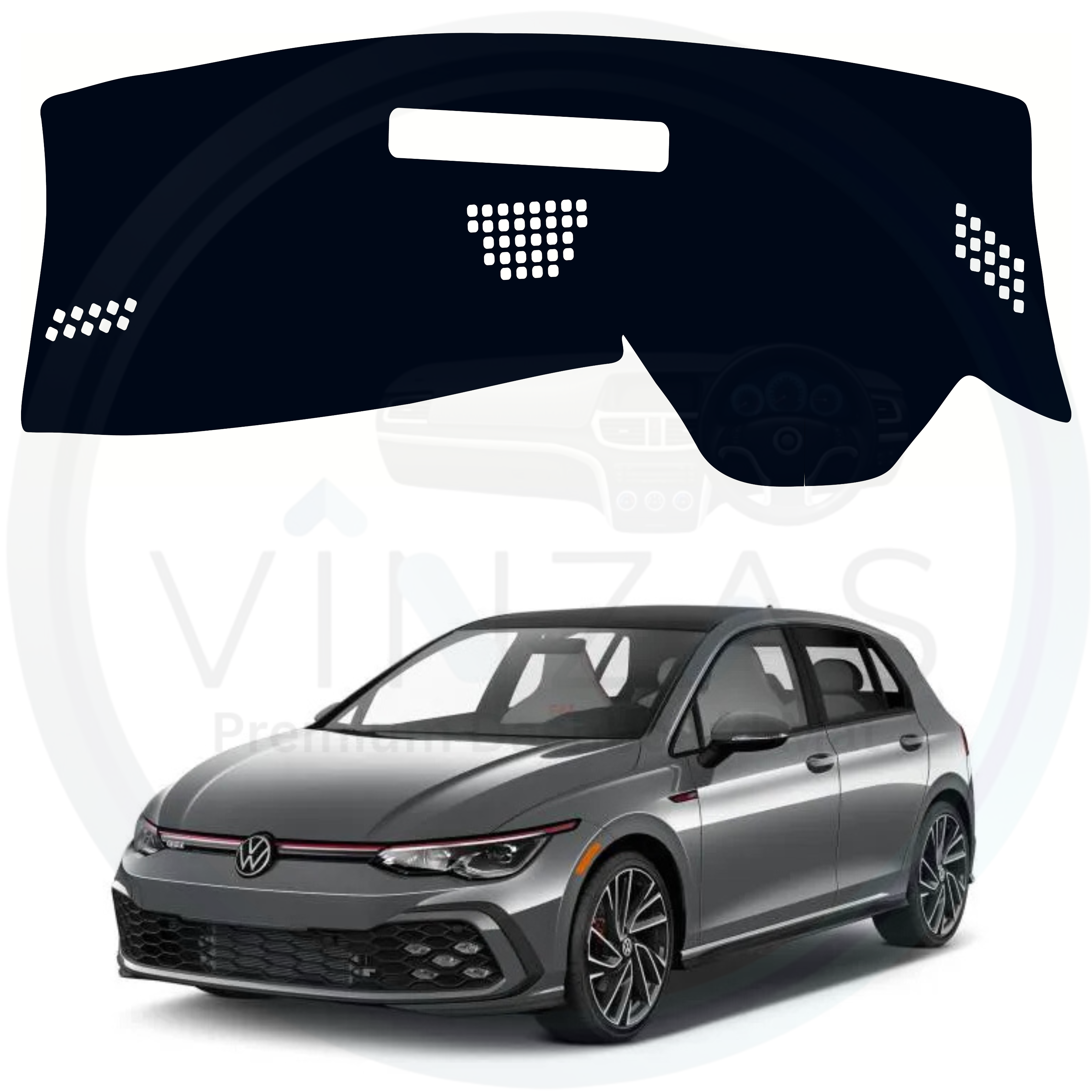 Volkswagen Golf GTI Car Dashboard Cover Mat 2024 to 2025