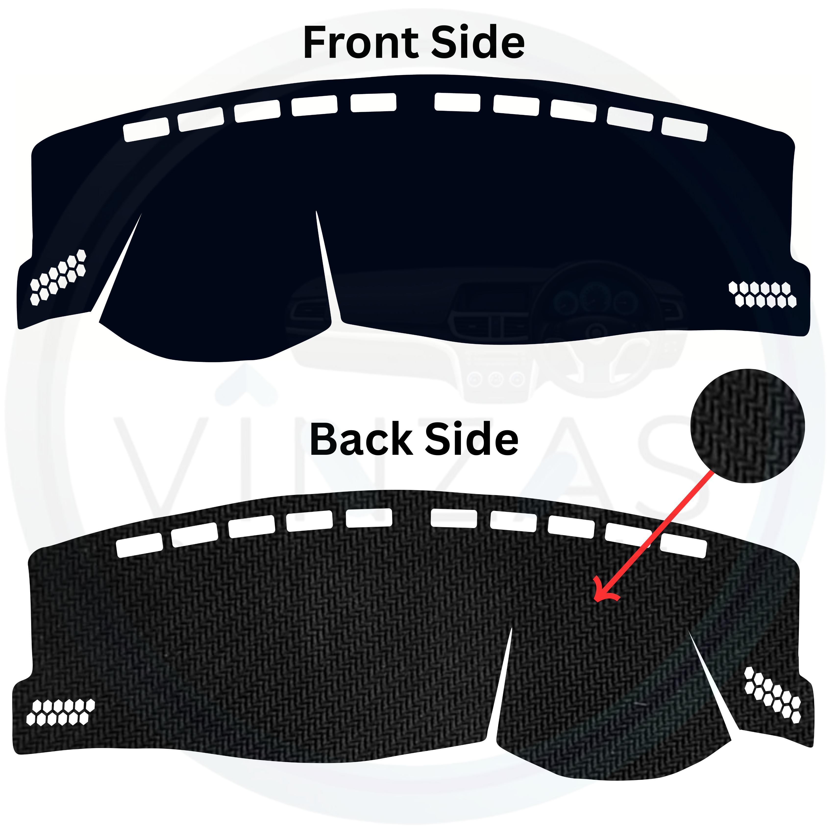 Volkswagen Taigun Car Dashboard Cover Mat 2021 To 2025