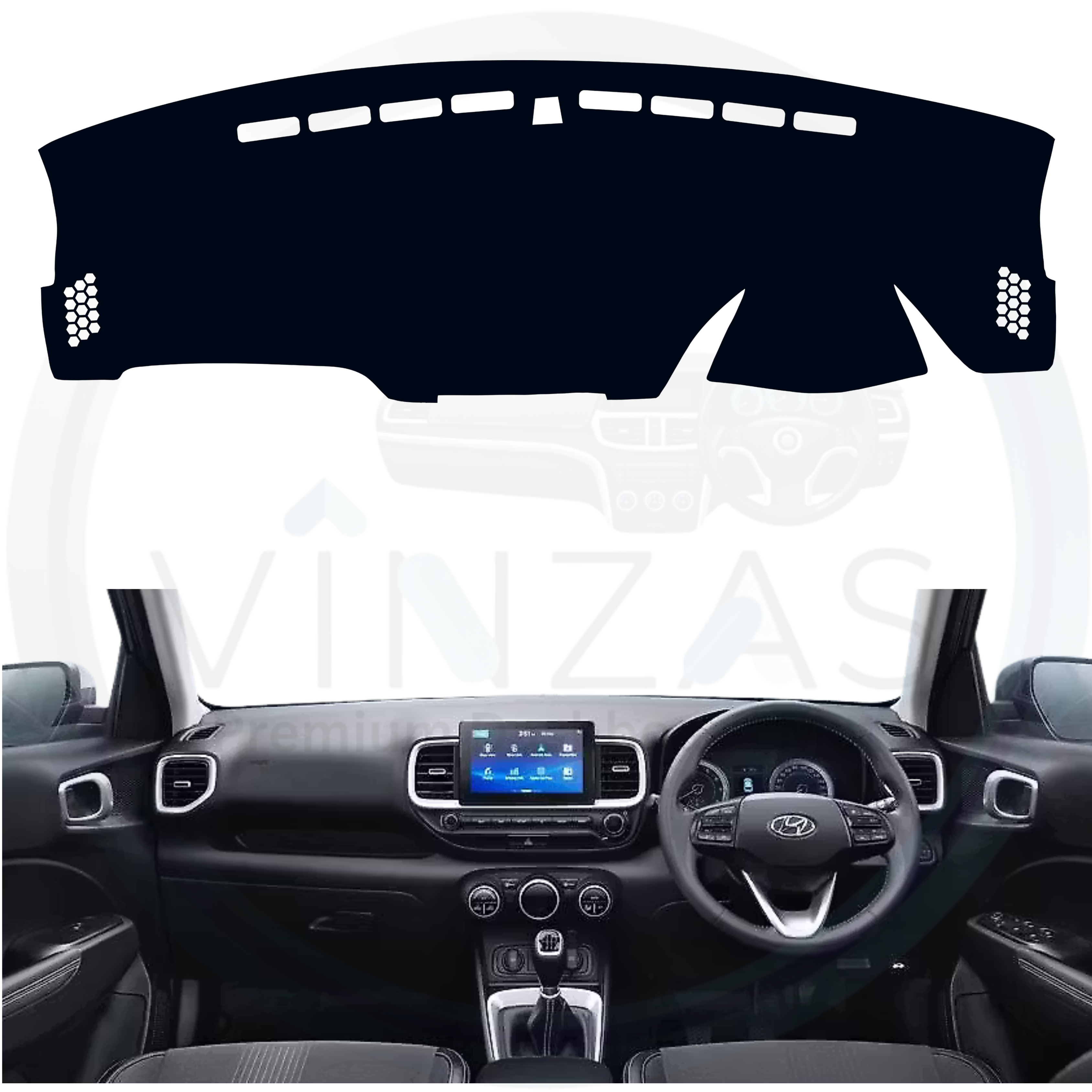 Hyundai Venue 2019 To 2025 Car Dashboard Cover Mat