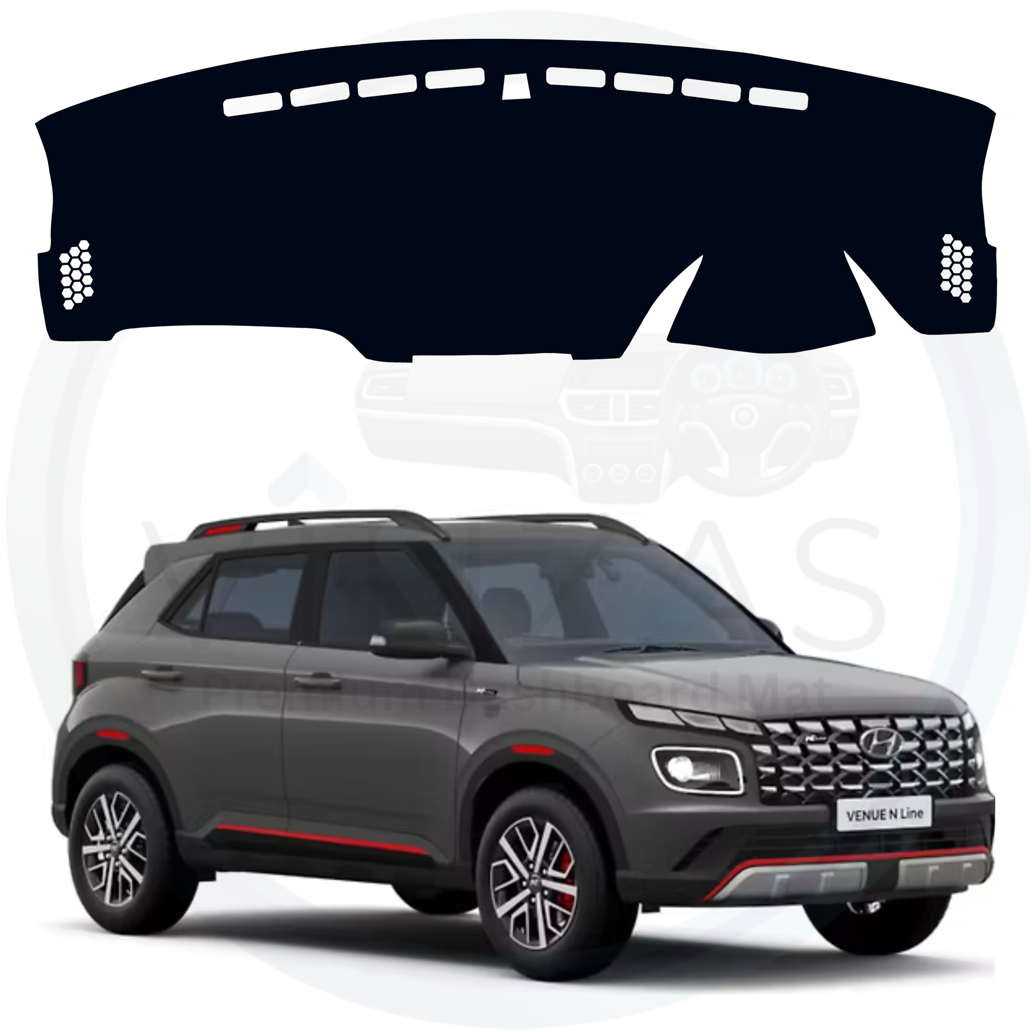Hyundai Venue N Line 2022 To 2025 Car Dashboard Cover Mat