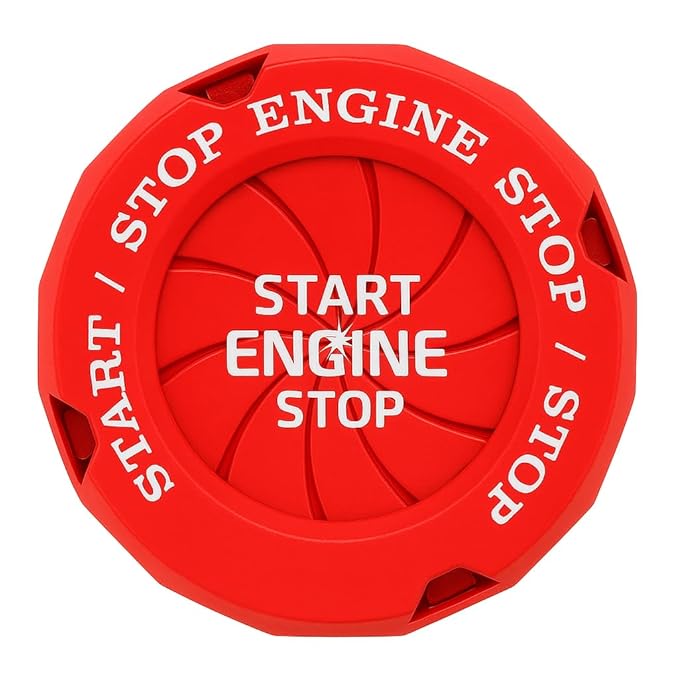 Vinzas-Car Push Start Stop Button Ring