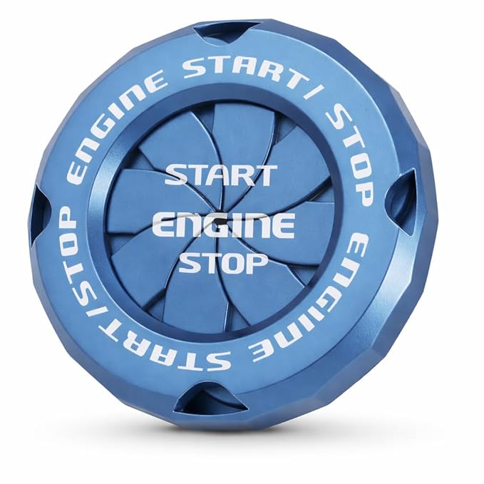 Vinzas-Car Push Start Stop Button Ring