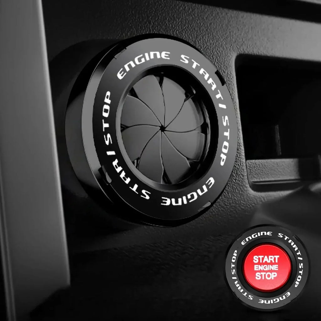 Vinzas-Car Push Start Stop Button Ring