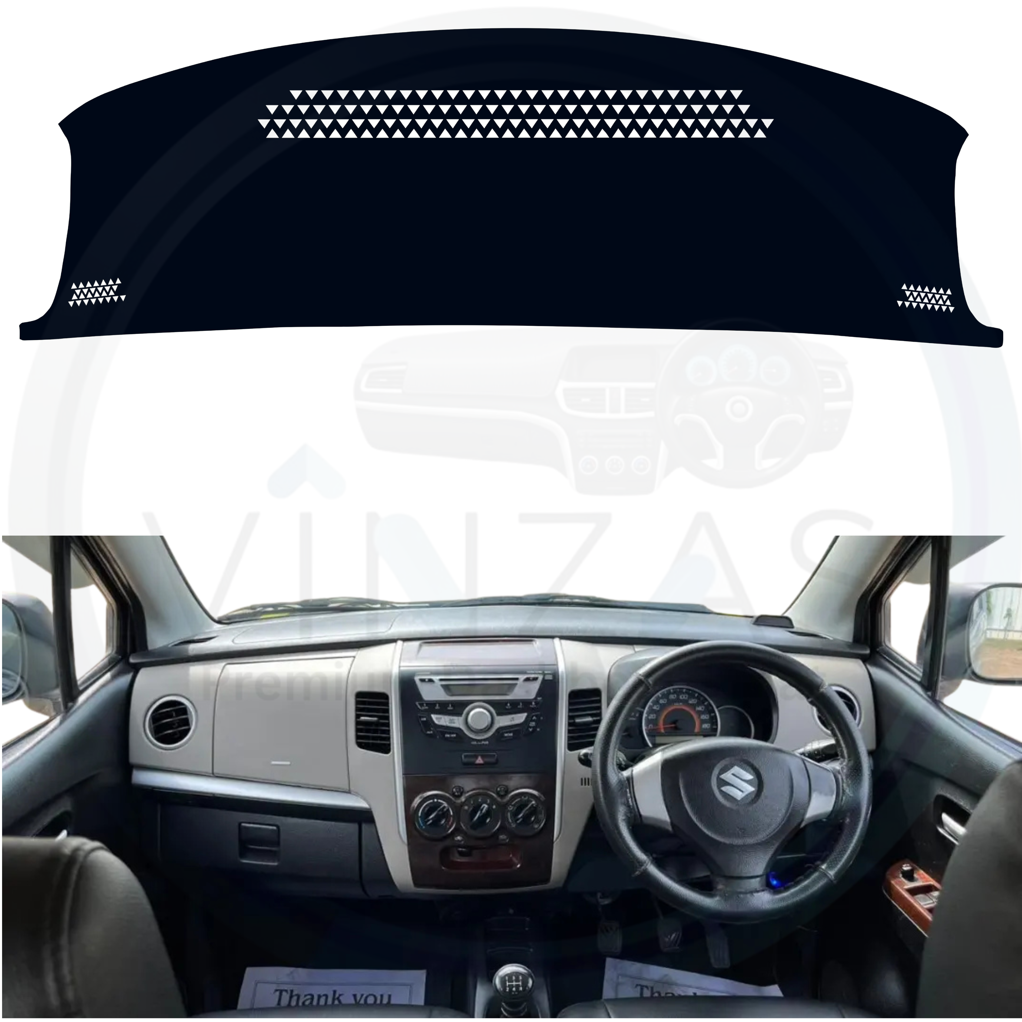 Maruti Suzuki Wagon-R 2011 To 2018 Car Dashboard Mat