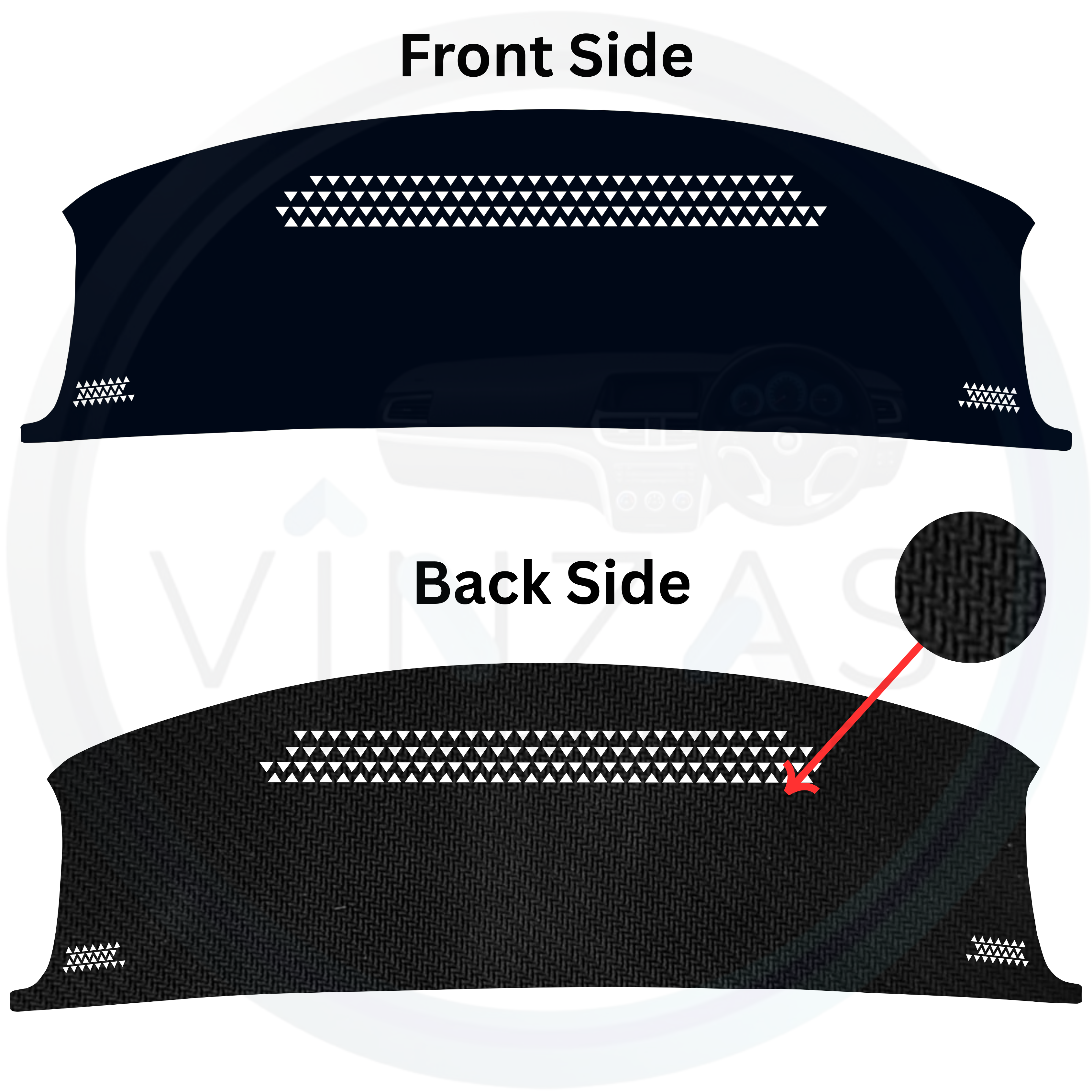 Maruti Suzuki Wagon-R 2011 To 2018 Car Dashboard Mat