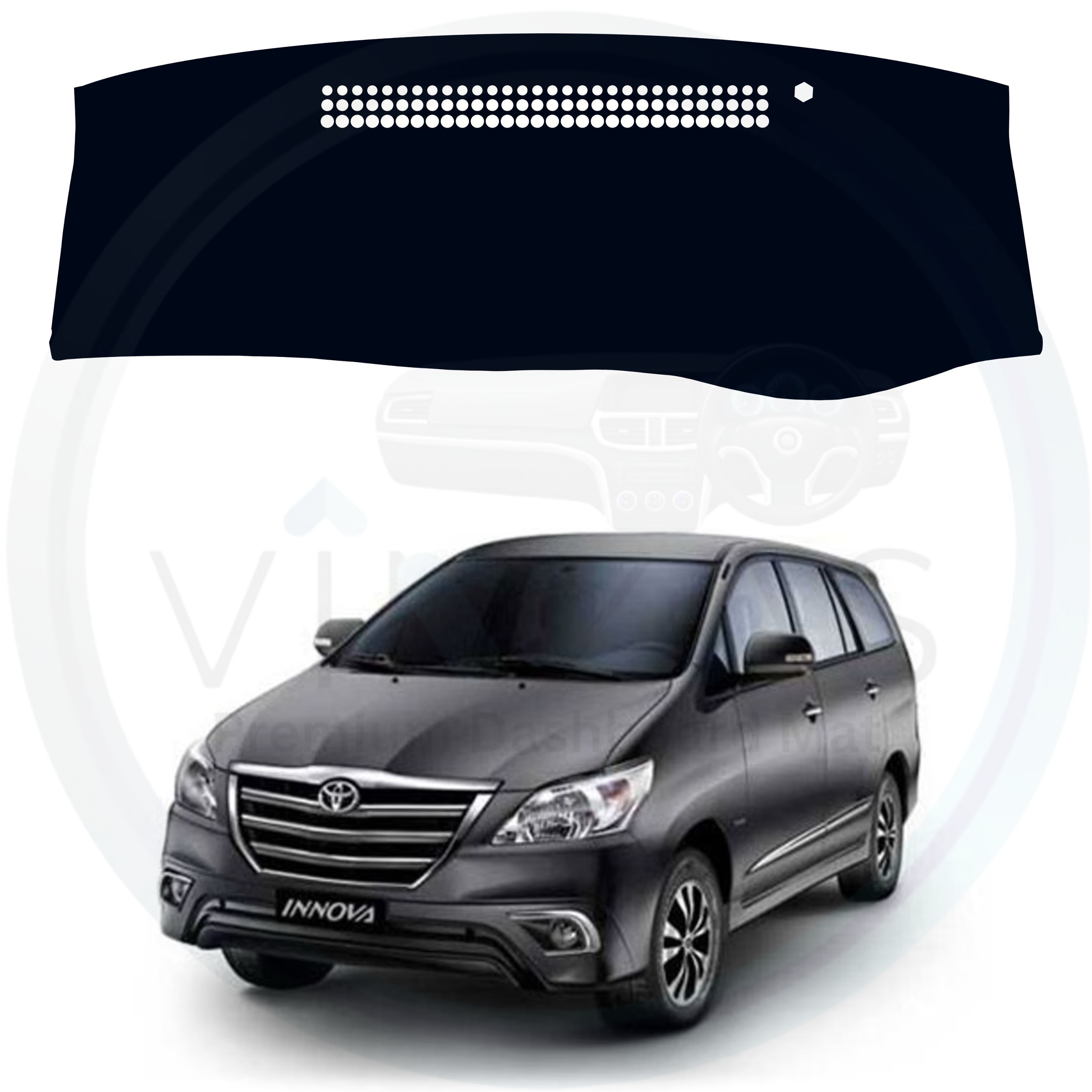 Toyota Innova 2005 To 2015 Car Dashboard Mat