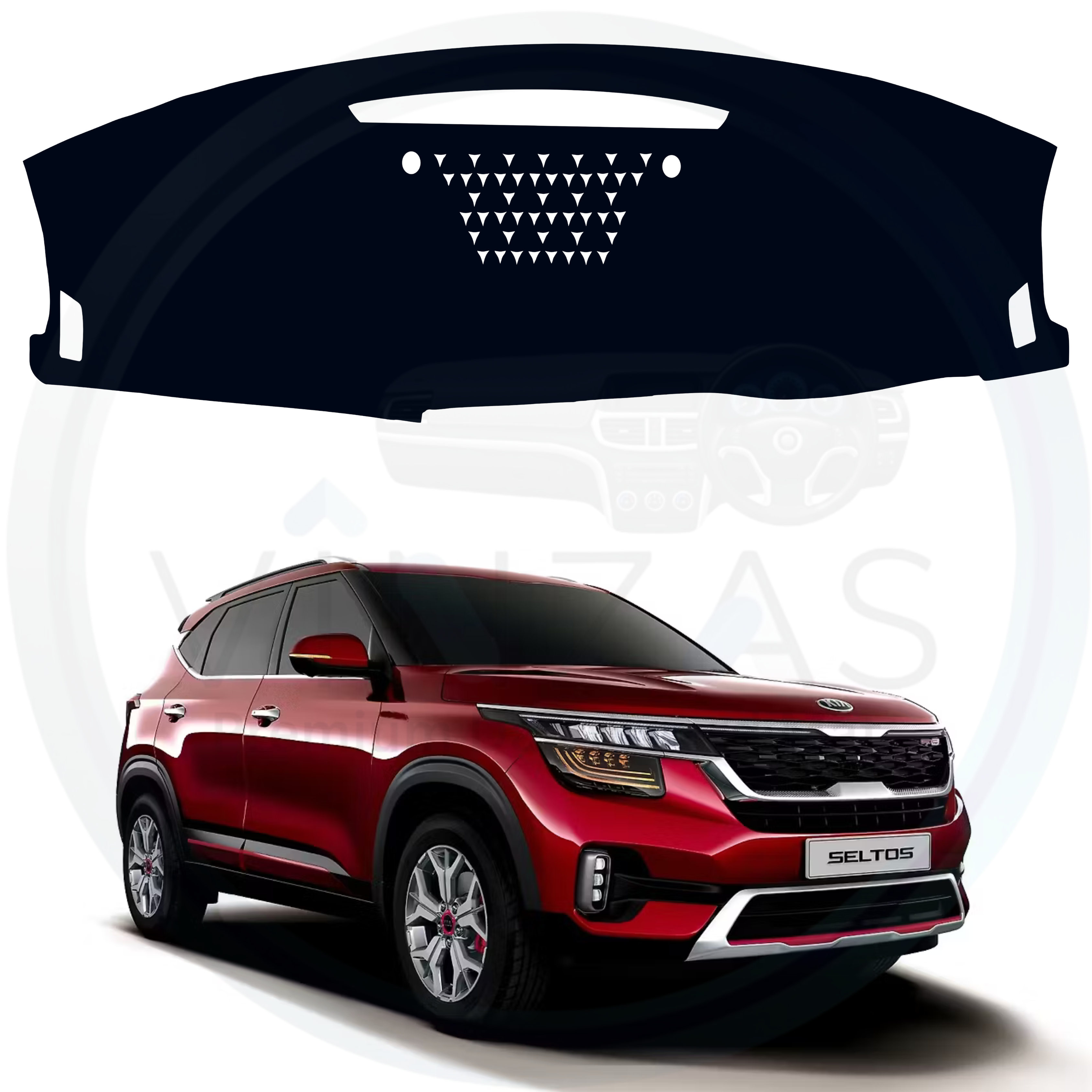 Kia Seltos 2019 To 2025  Car Dashboard Cover Mat