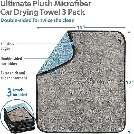 Multipurpose Microfiber 800 GSM Pack of 2-40cm x 40cm
