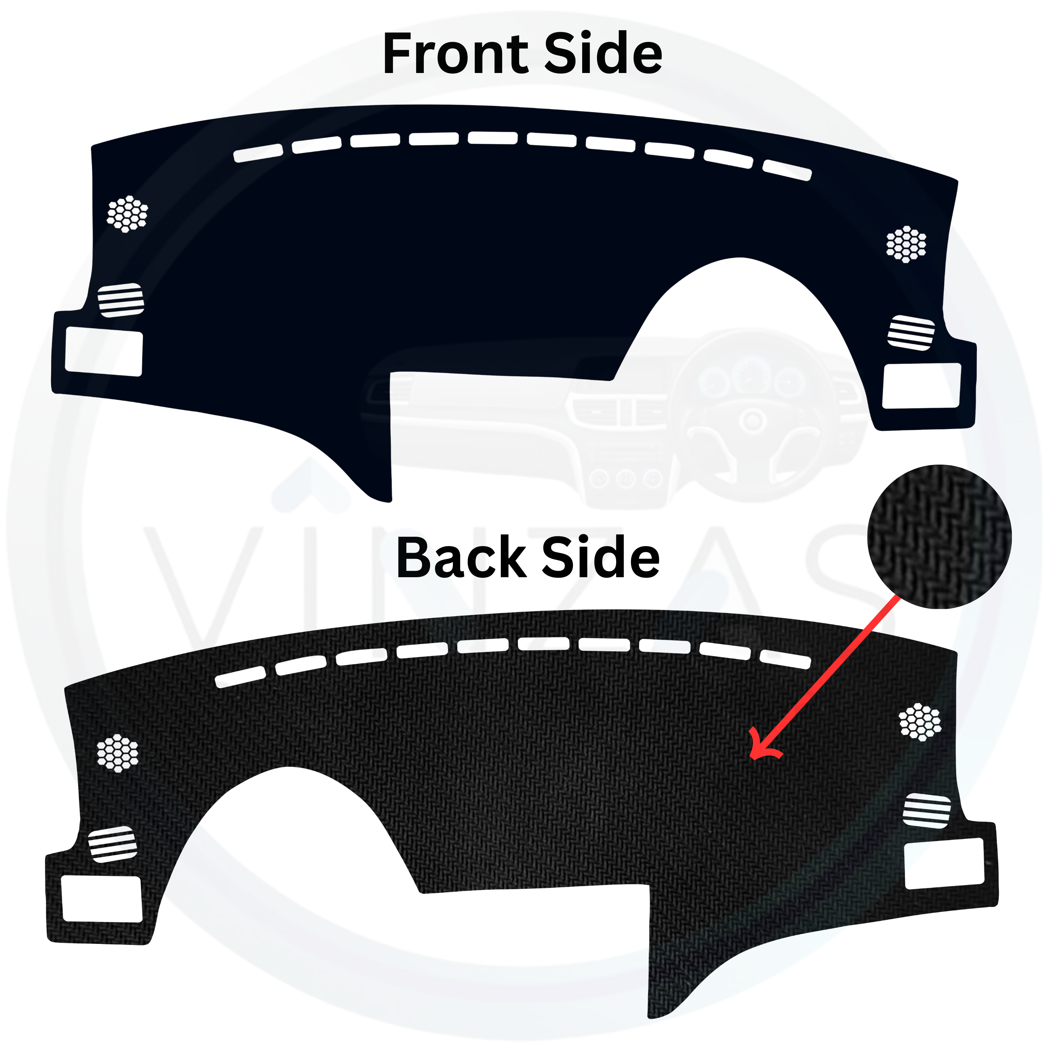 Maruti Suzuki Ertiga 2012 To 2019 Car Dashboard Mat