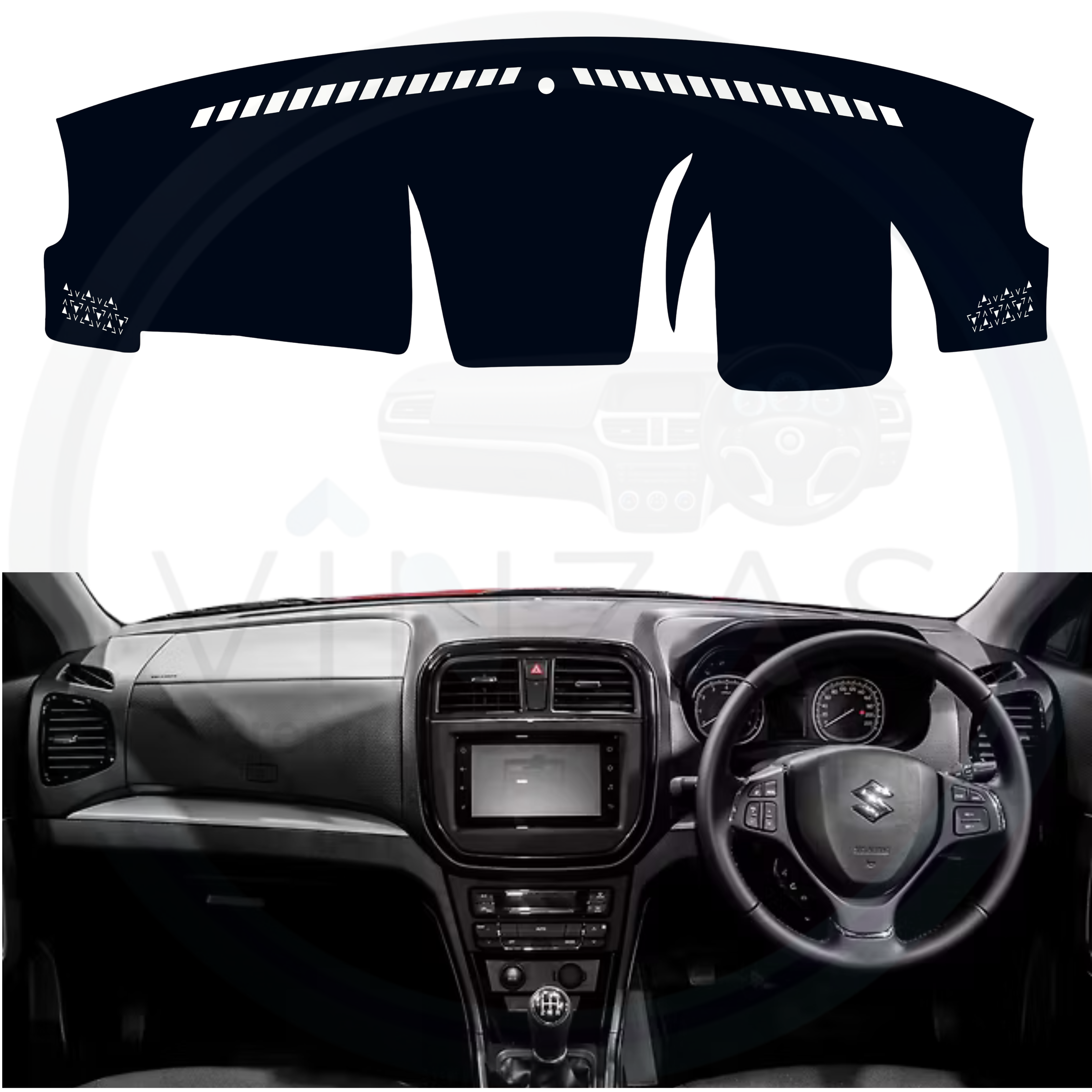 Maruti Suzuki Vitara Brezza 2016 To 2022 Car Dashboard Mat