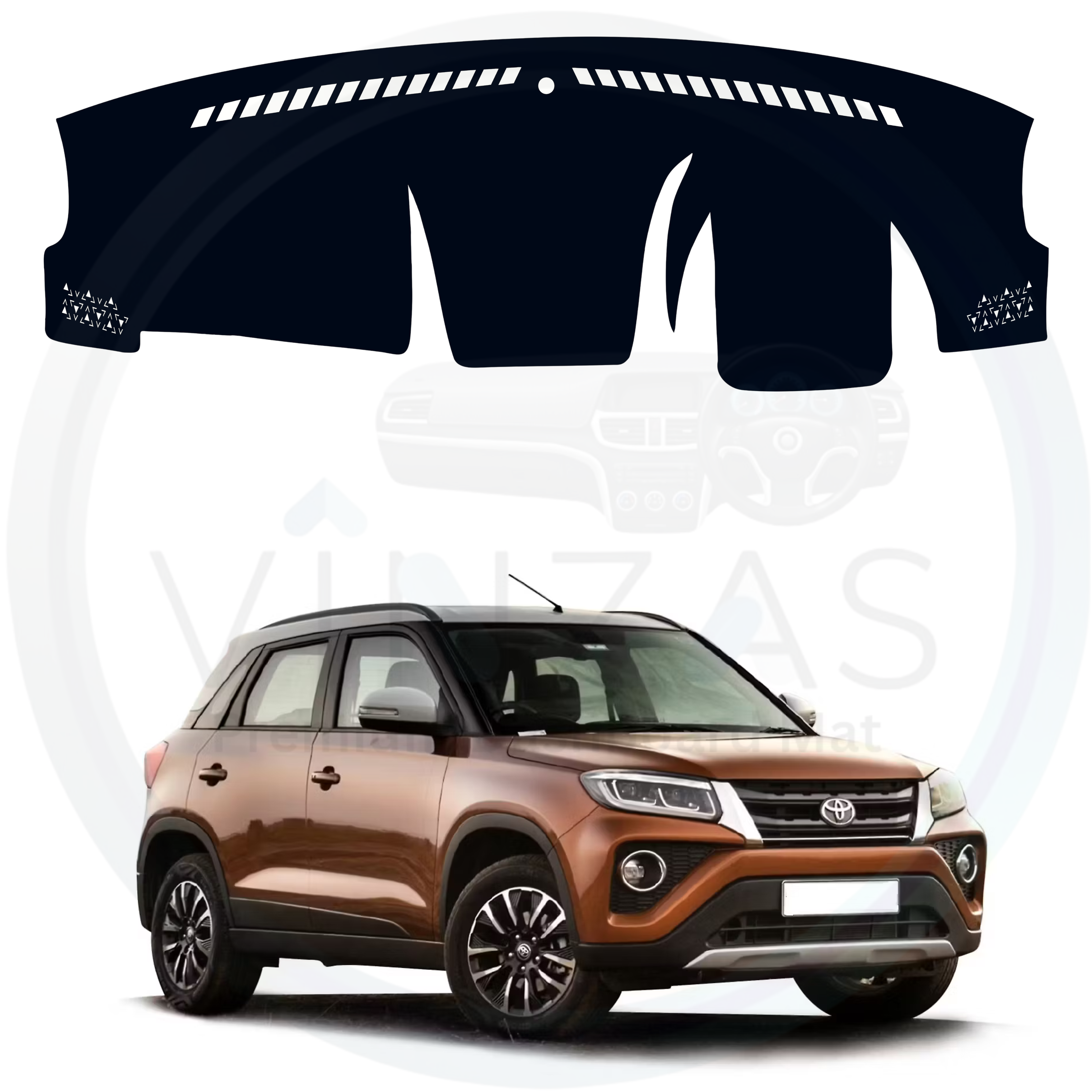 Toyota Urban Cruiser 2020 To 2022 Car Dashboard Mat