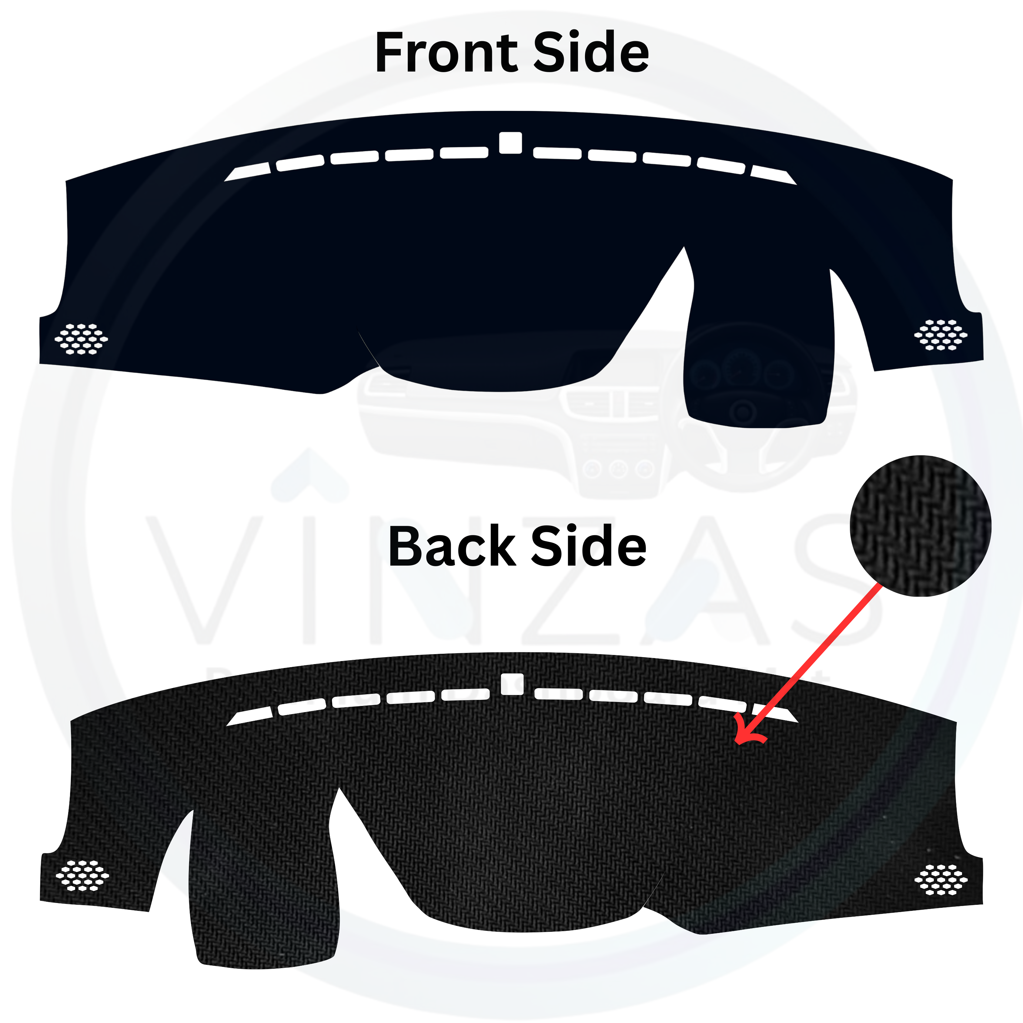 Hyundai Grand I10 2013 To 2020 Car Dashboard Cover Mat