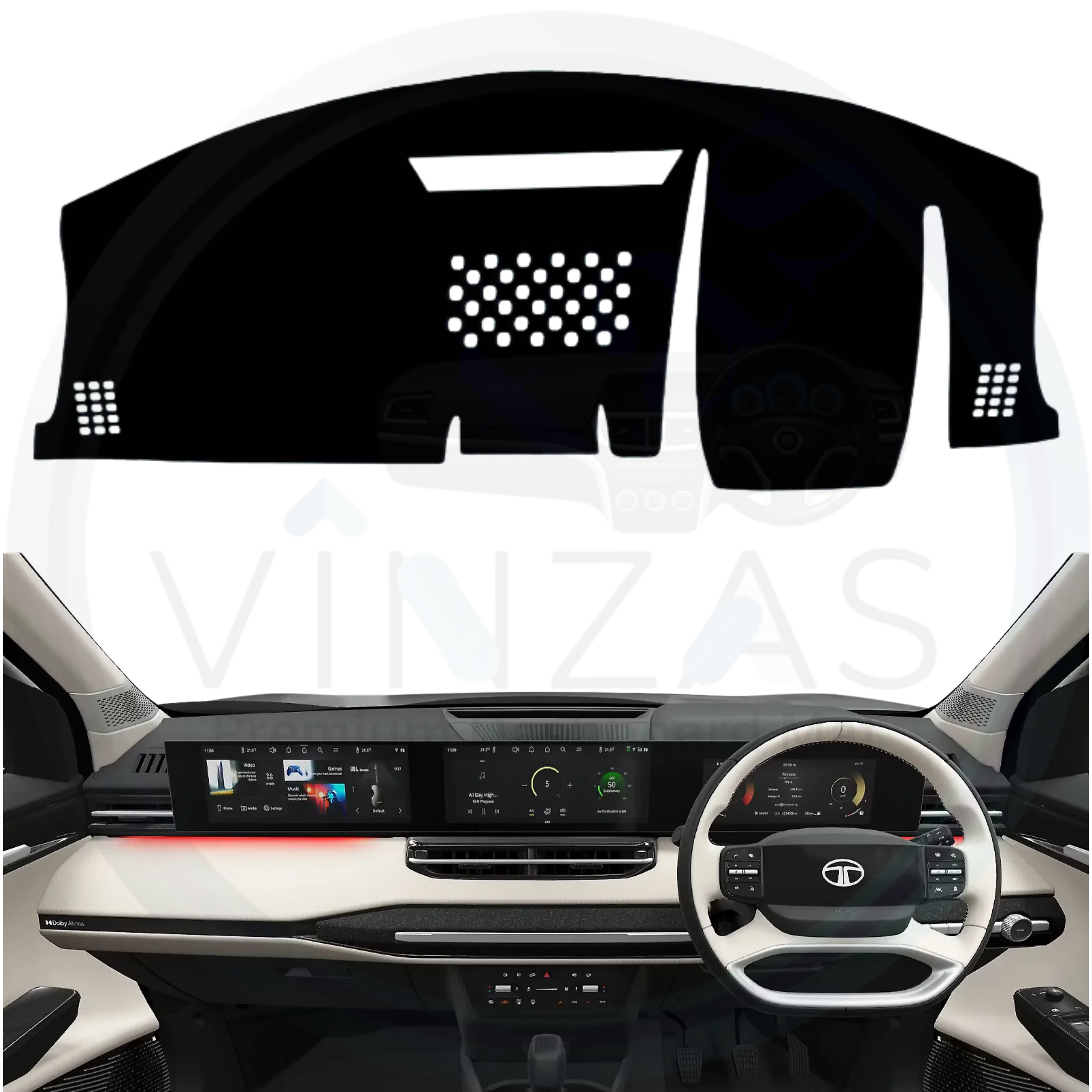 Tata Sierra 2026 Car Dashboard Mat