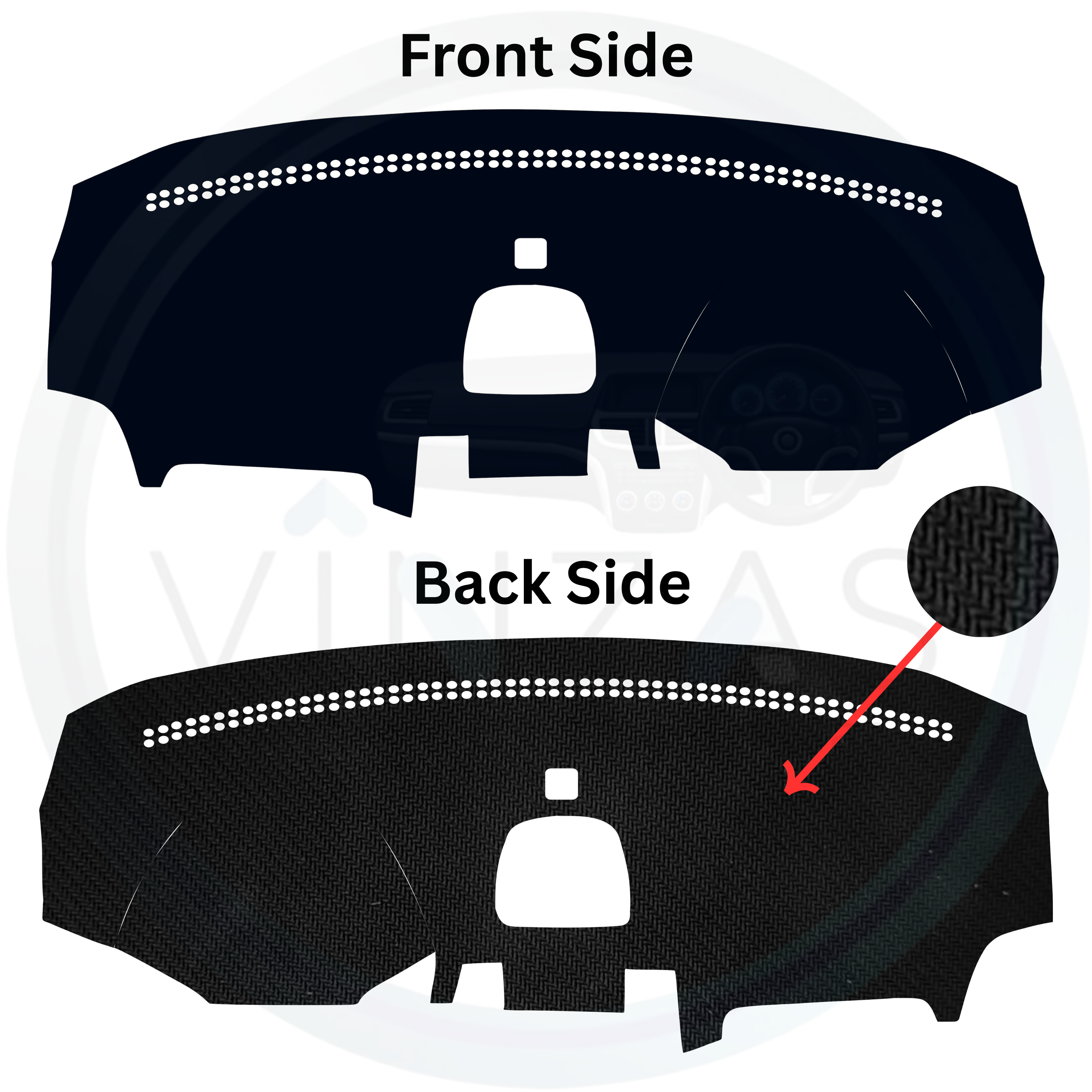 Ford EcoSport Car Dashboard Cover Mat 2017 To 2022