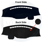 Black custom car dashboard cover
