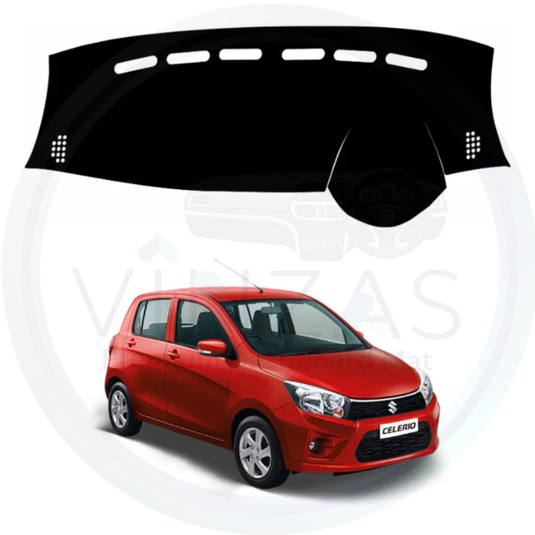 Black custom car dashboard cover For Celerio 
