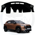 Black custom car dashboard cover For Nissan Magnite Facelift