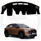 Black custom car dashboard cover For Nissan Magnite Facelift