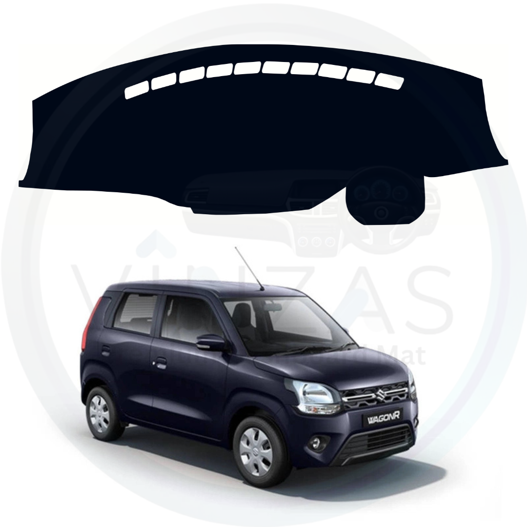 Black custom car dashboard cover For Wagon-R 2019 To 2026