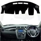Black custom car dashboard cover installed in a Nissan Magnite 