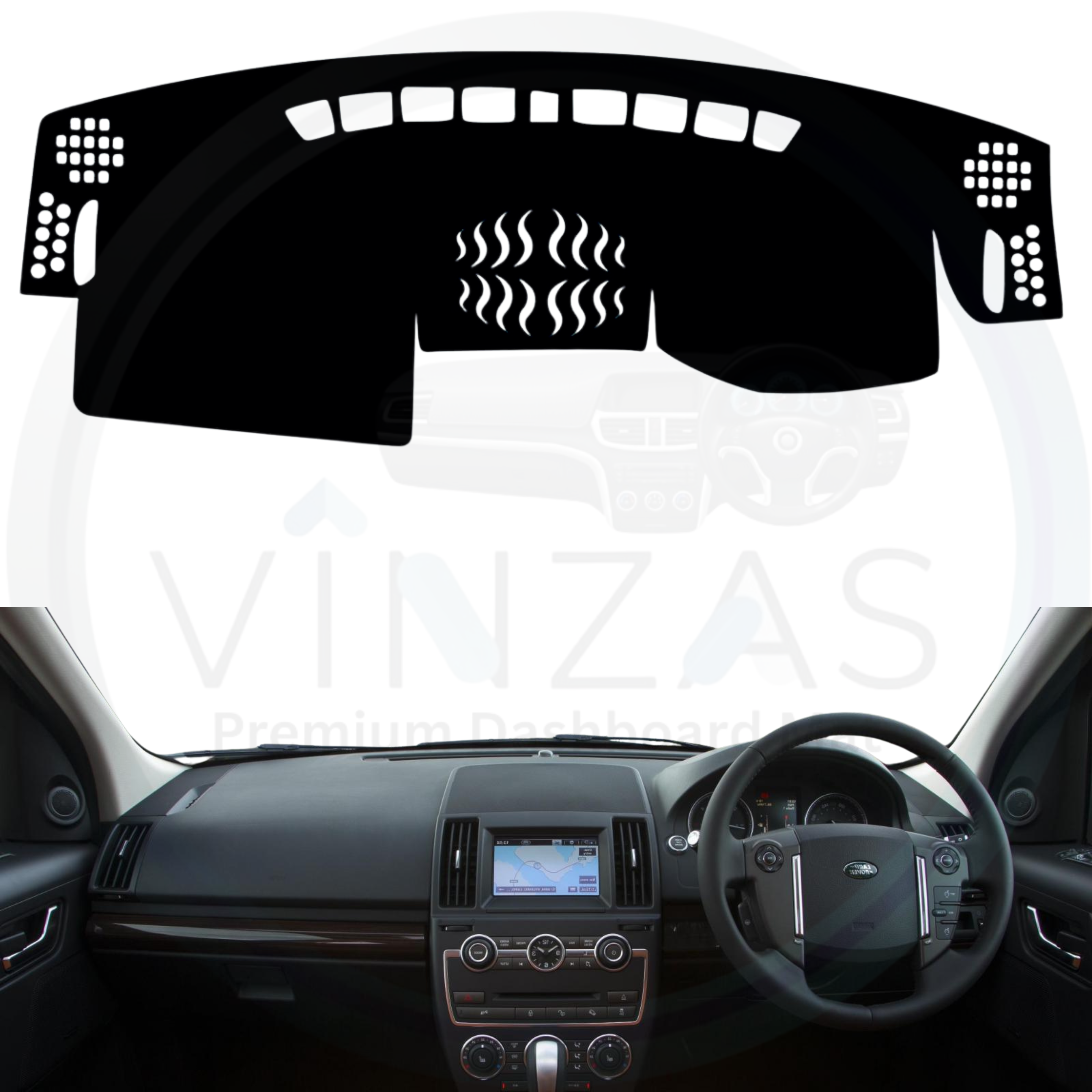 Land Rover Freelander 2 Car Dashboard Mat 2007 To 2015
